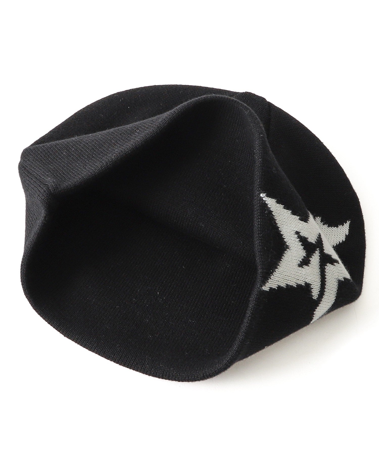 XG STAR LOGO JACQUARD BEANIE
