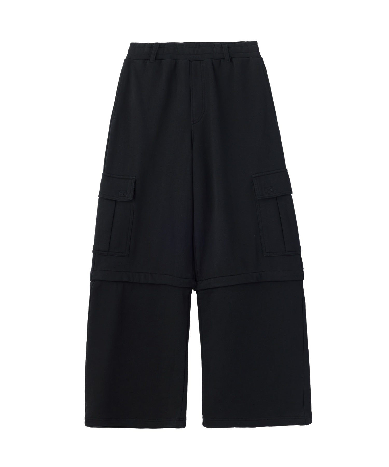 EMBLEM POCKET 2WAY BUGGY SWEATPANTS