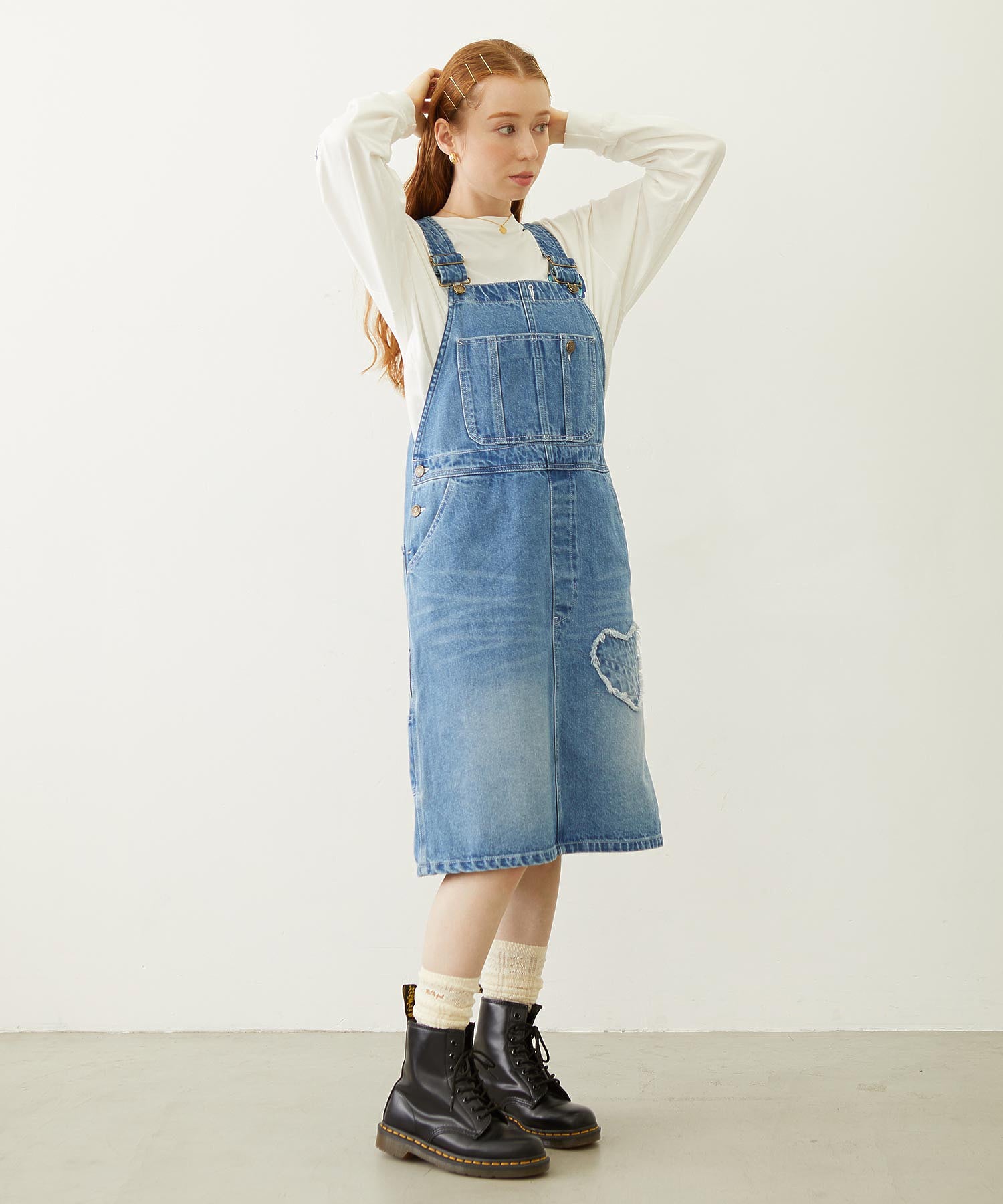 PATCH SALOPETTE SKIRT