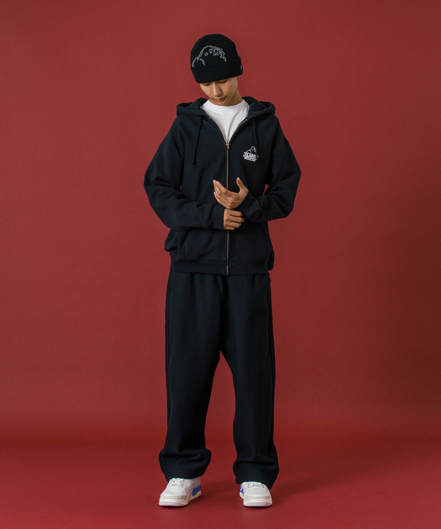 XLARGE×Champion REVERSE WEAVE WIDE SWEAT PANTS