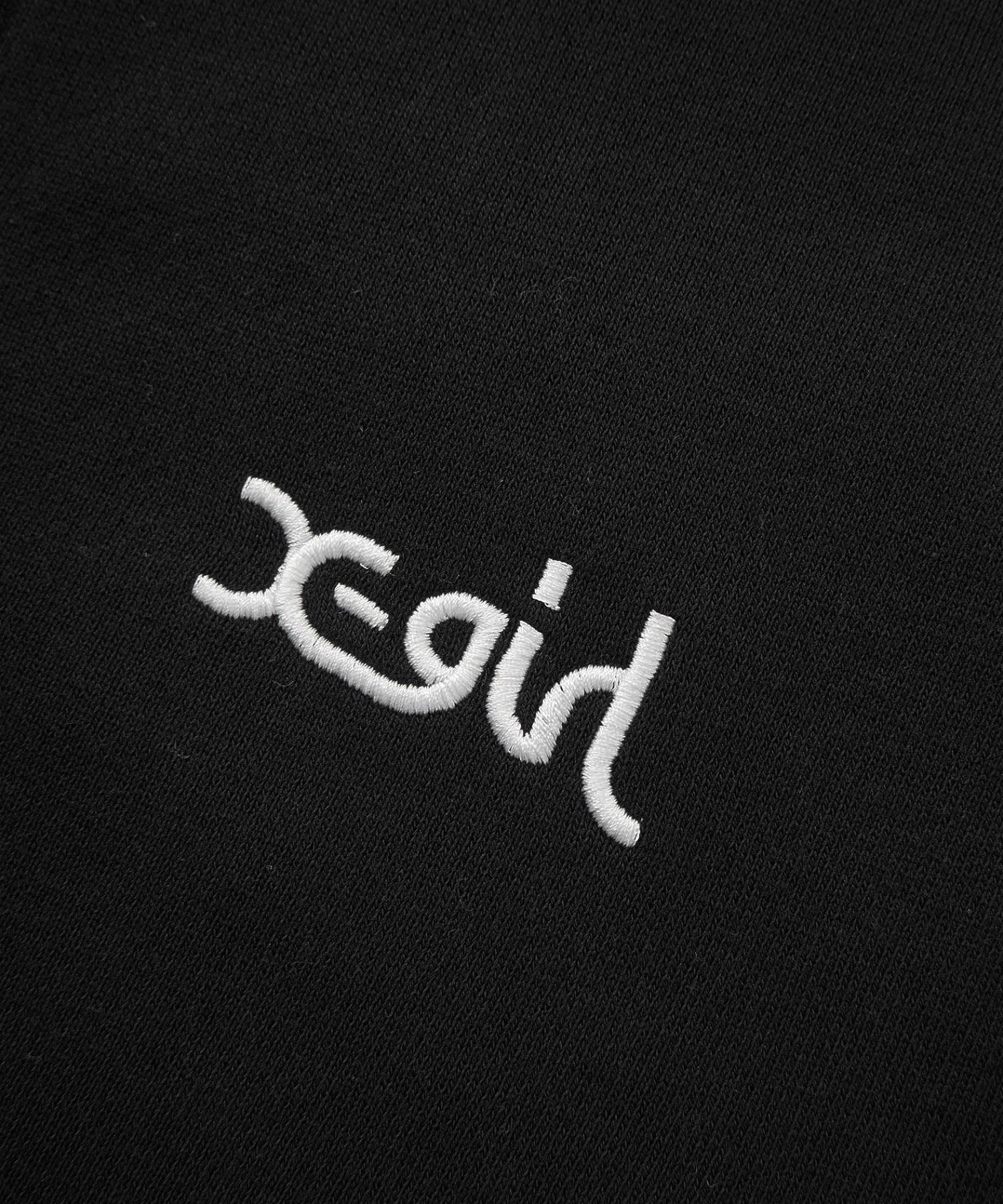 FACE PATCH AND LOGO ZIP UP SWEAT HOODIE