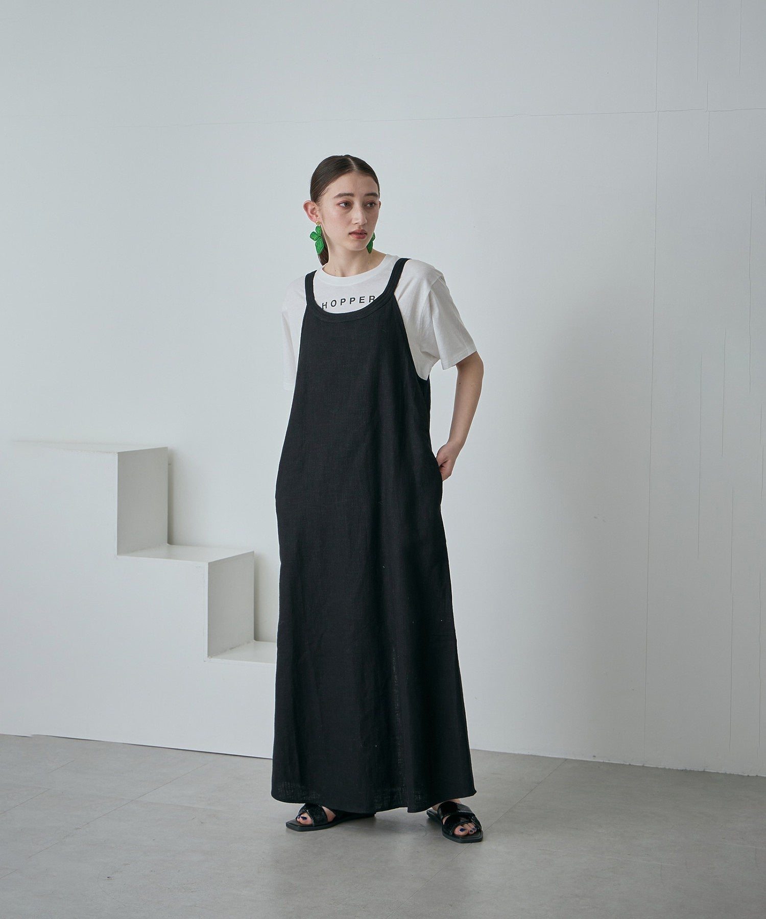 <WEBメディア掲載>麻ブレンドアメスリワンピース