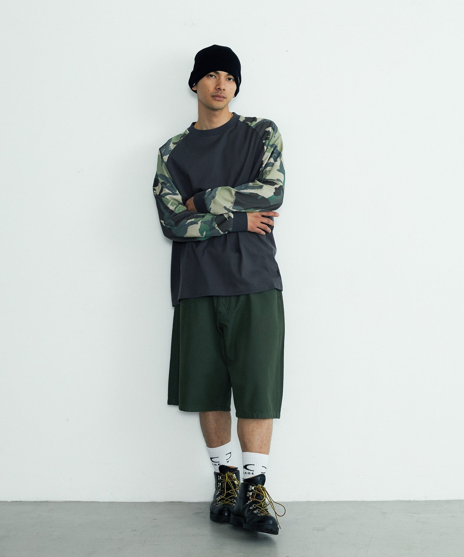 HERRINGBONE SHORT PANTS
