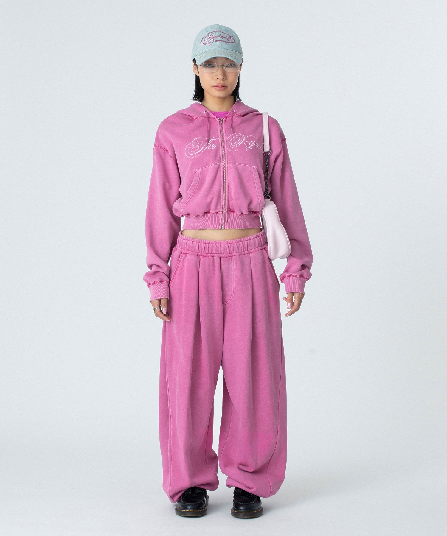 PIGMENT DYED SCRIPT LOGO SWEATPANTS