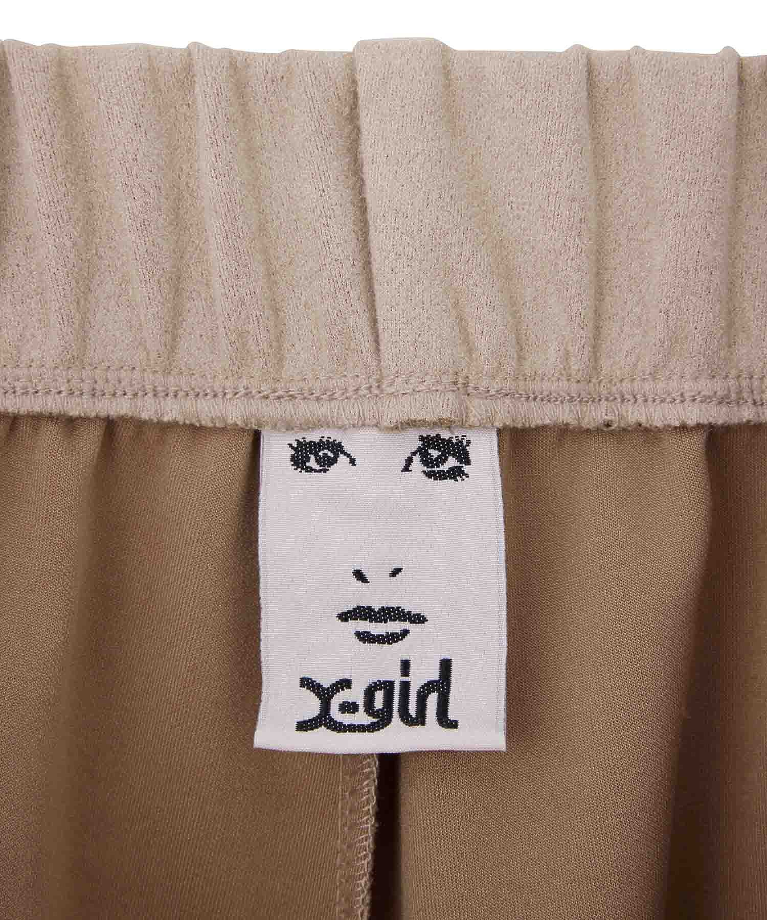FAUX SUEDE FLARE PANTS X-girl