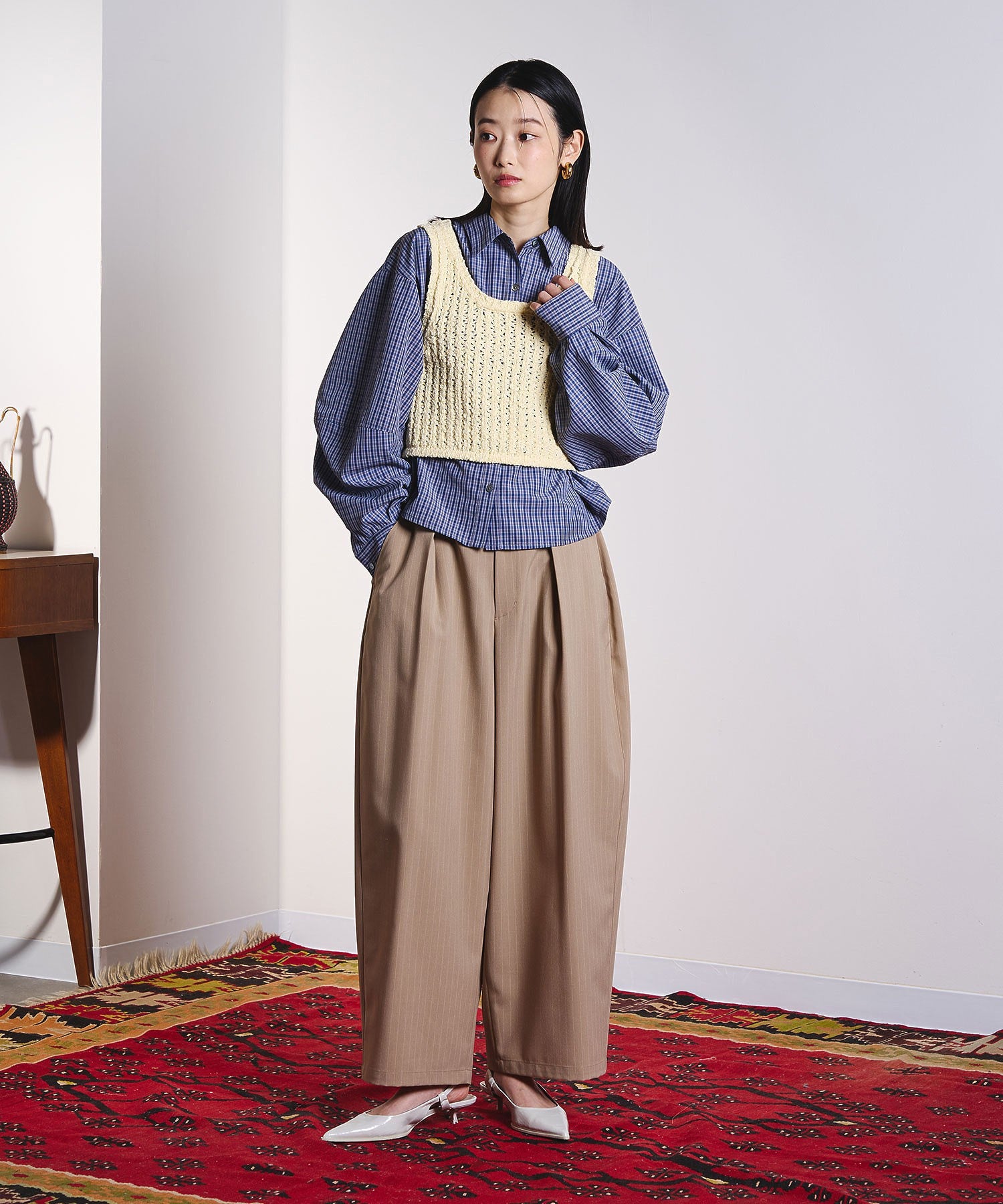 model:169cm 着用サイズ:ONE SIZE