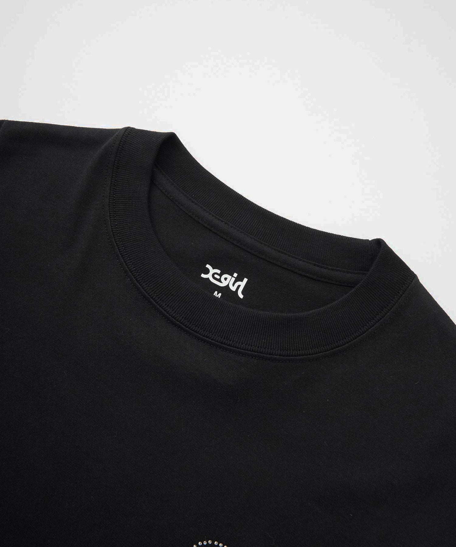 RHINESTONE COMBINATION LOGO L/S TEE