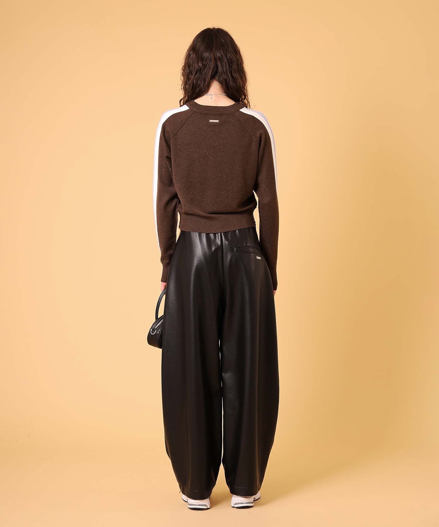 ラインニットプルオーバー