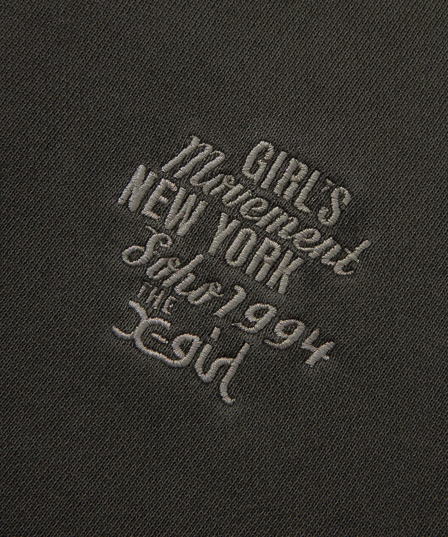 MIX LOGO & FACE FADED CREWNECK SWEAT TOP