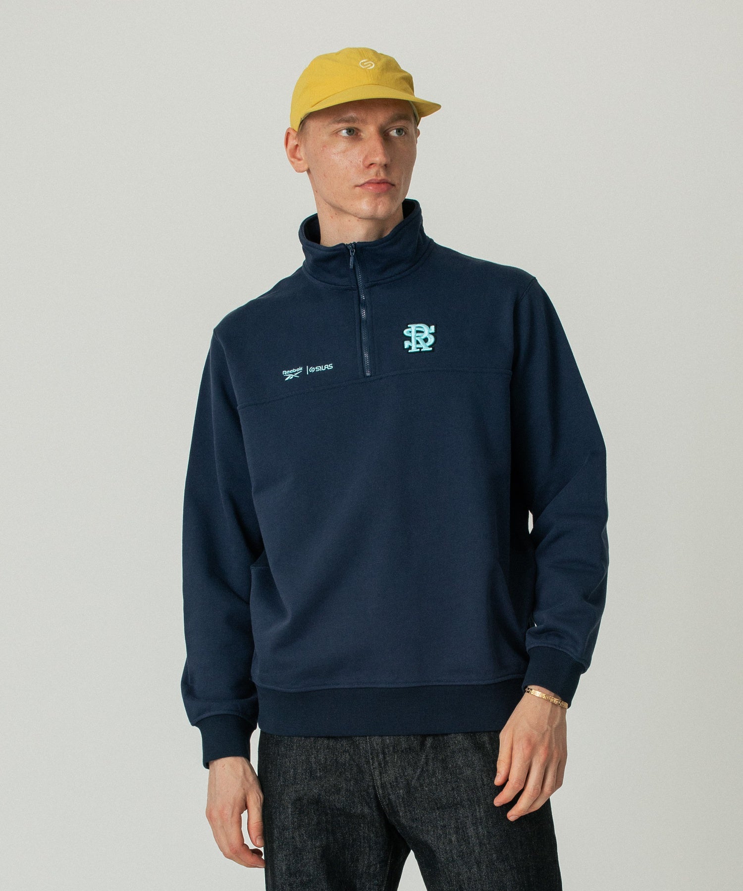 REEBOK×SILAS HALF ZIP SWEATSHIRT