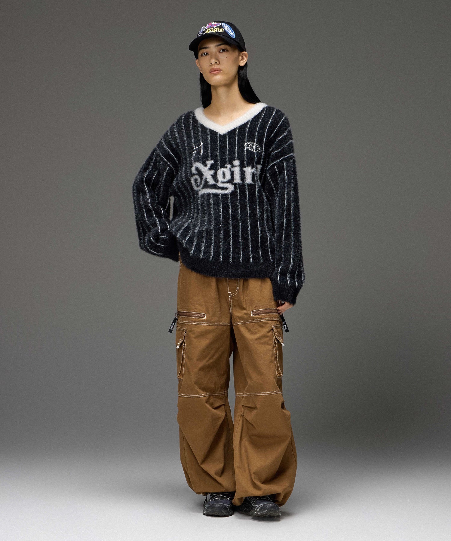 BICOLOR STITCH EASY CARGO PANTS