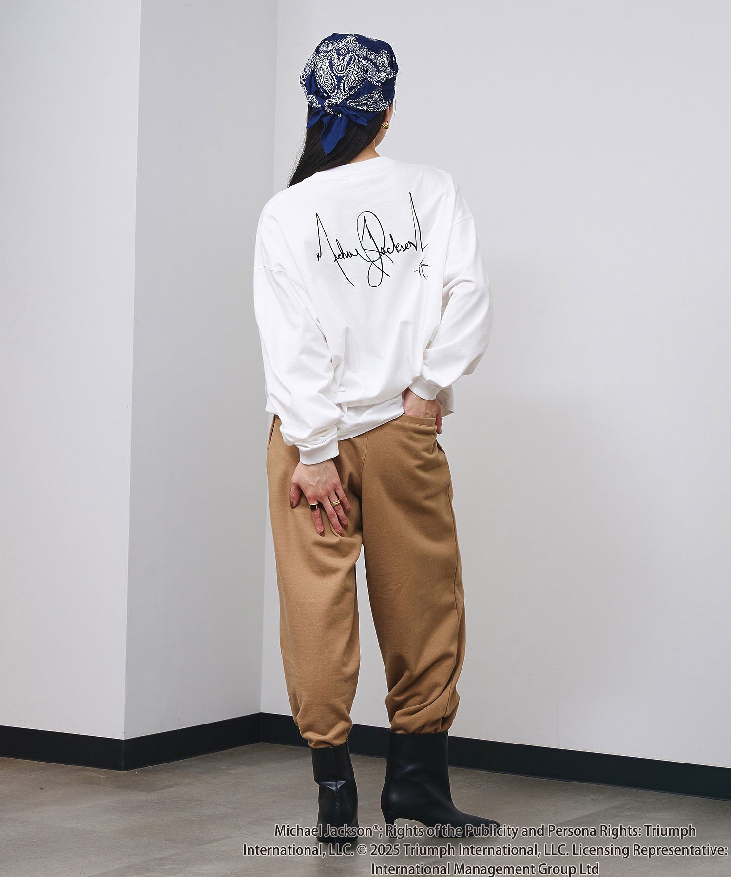 Michael Jackson/COVER ART L/S TEE