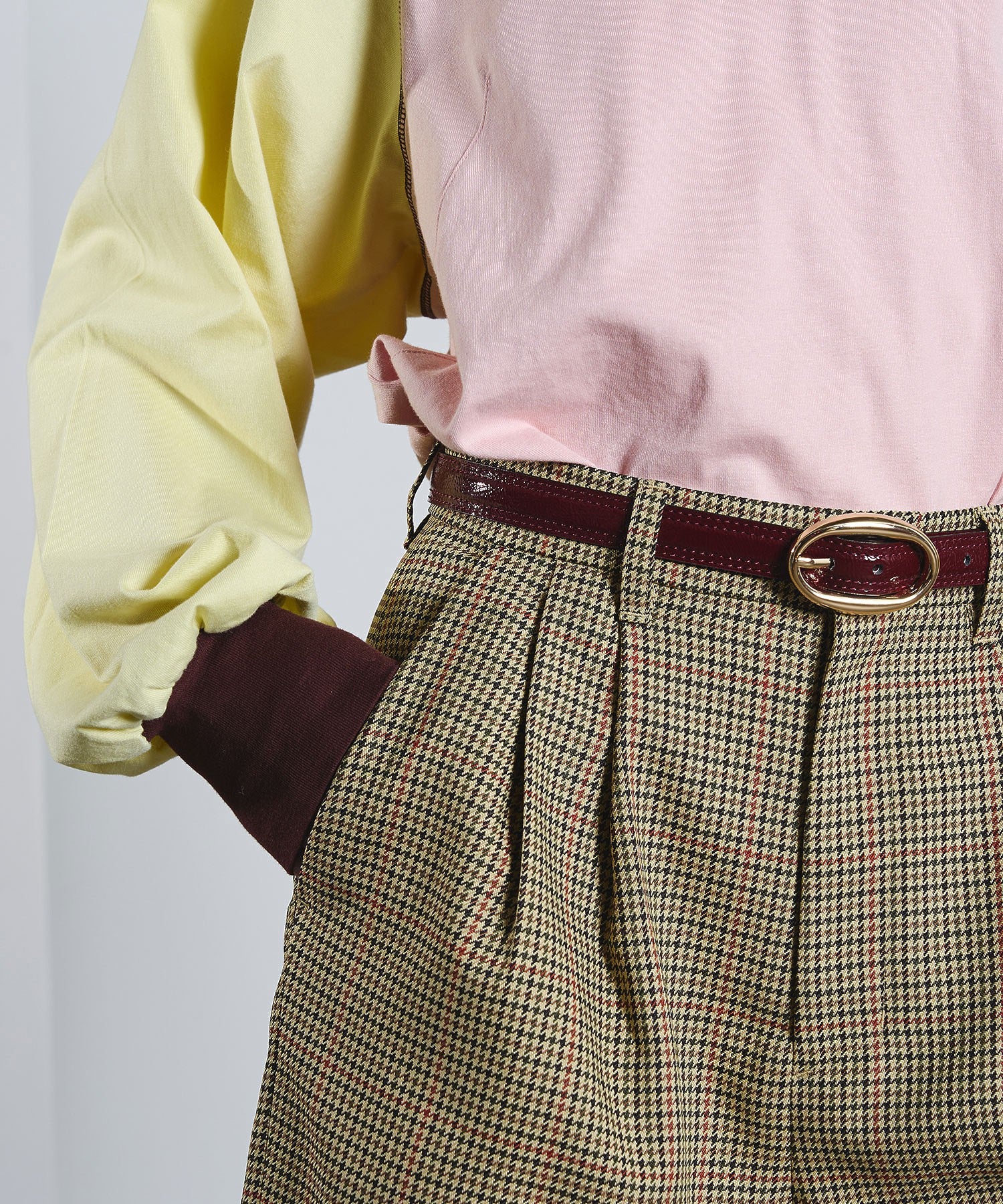 mici/CHECK BERMUDA SHORTS