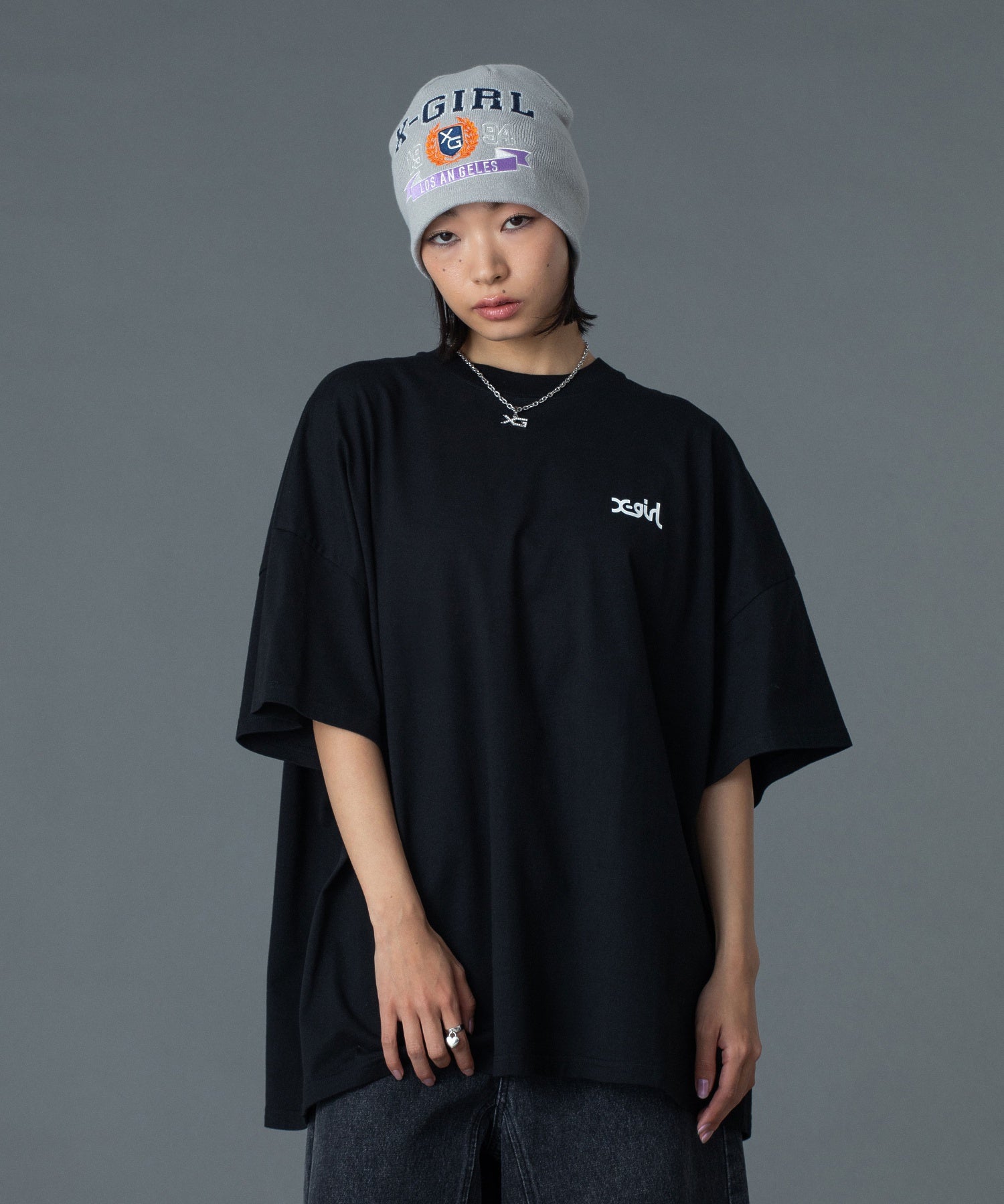 LEOPARD BOX LOGO S/S BIG TEE DRESS