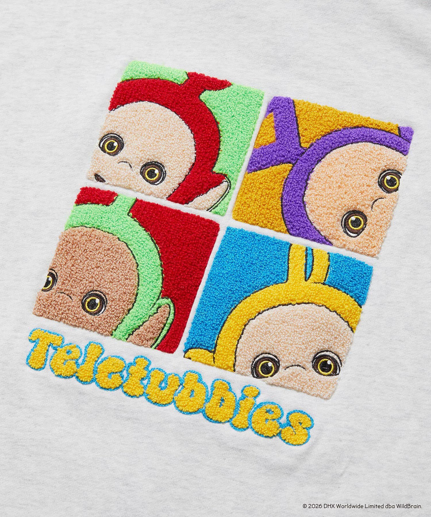 MILKFED. / TELETUBBIES SQUARE FRAME ZIP UP HOODIE