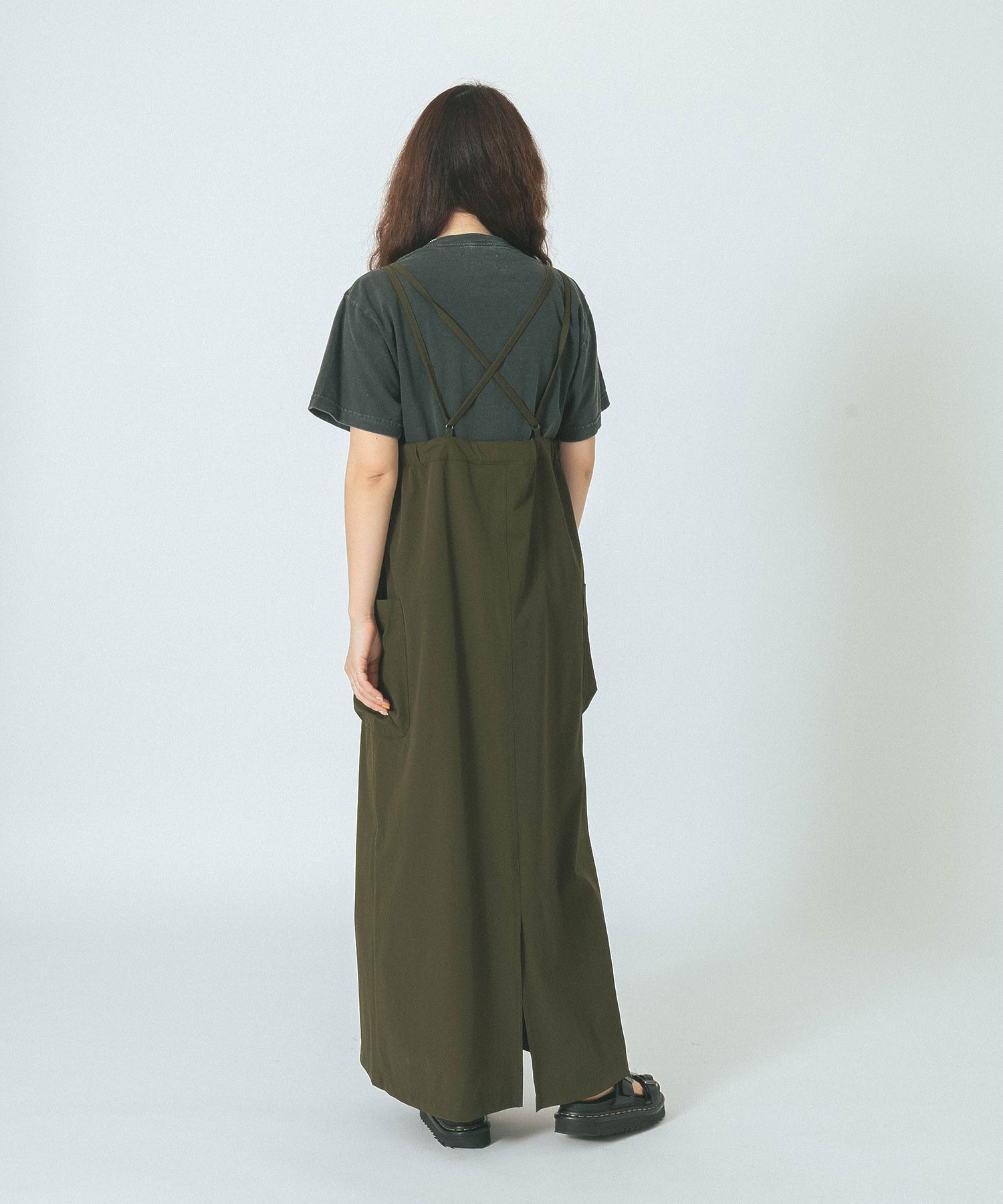 THOUSAND MILExGENE HEAVENS/BACK CROSS NALLOW STRAP DRESS