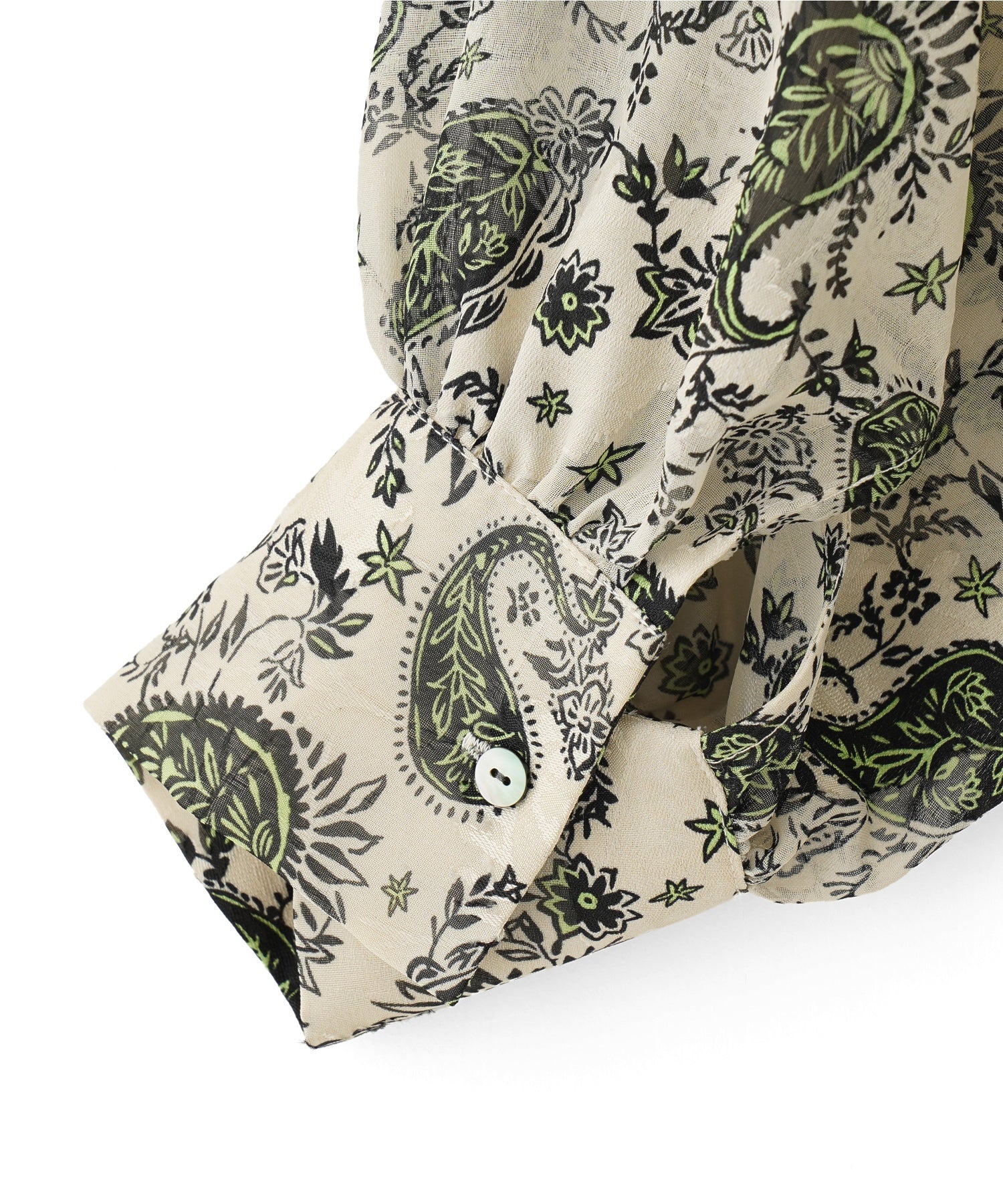 ジャガードプリントブラウス