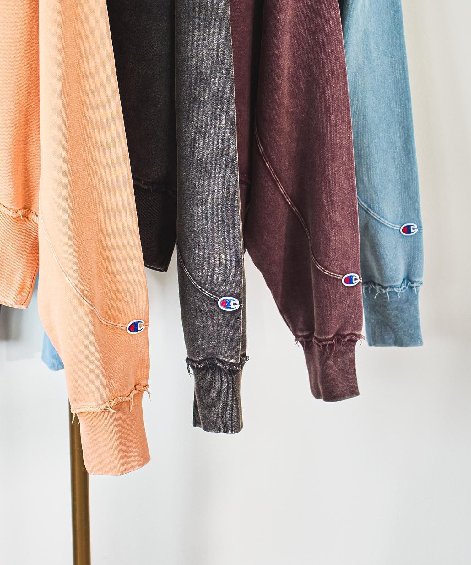 【Champion別注】ROSE BUD×Champion HEAVY WASH SWEAT