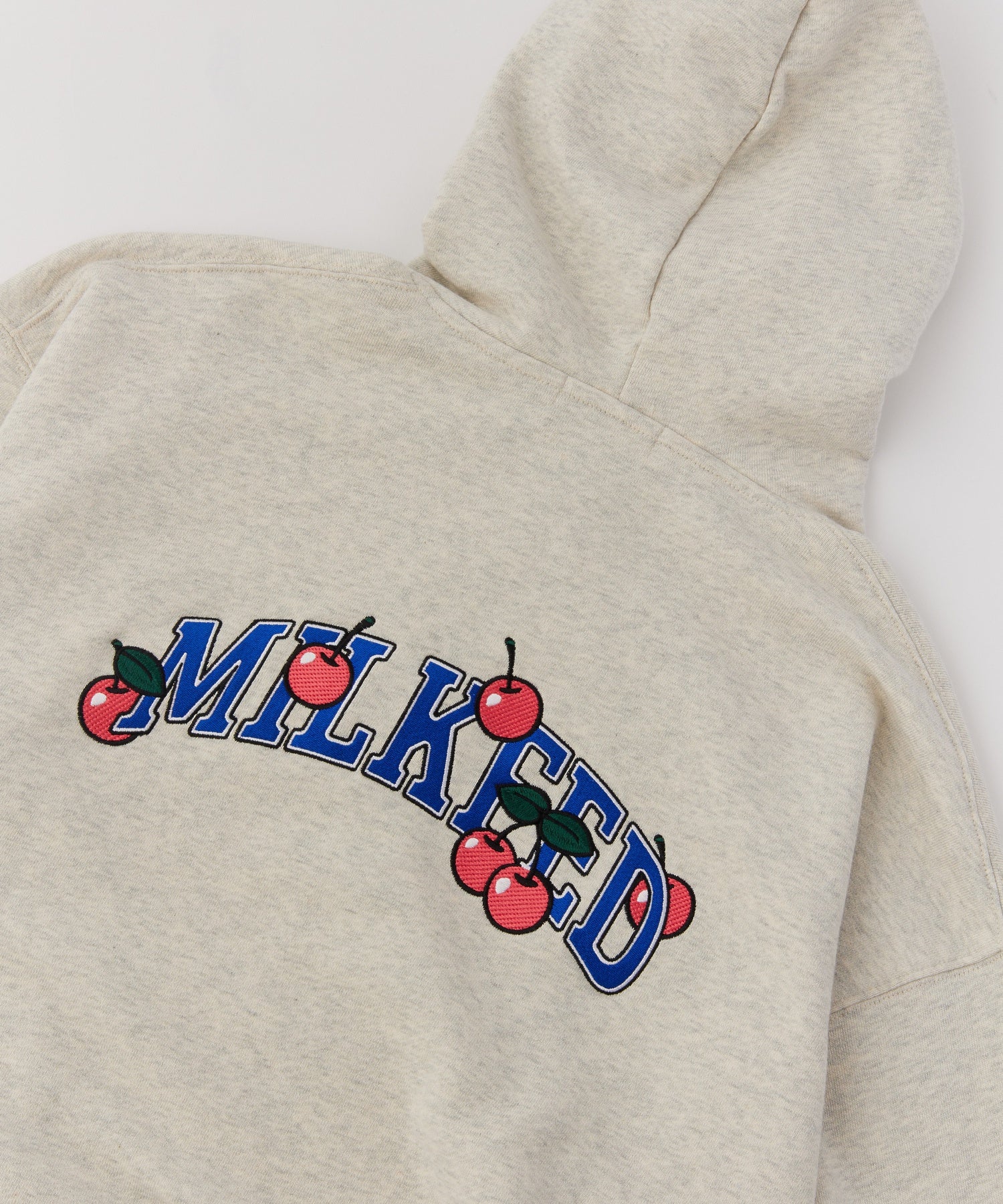 CHERRY COLLEGE LOGO ZIP UP HOODIE