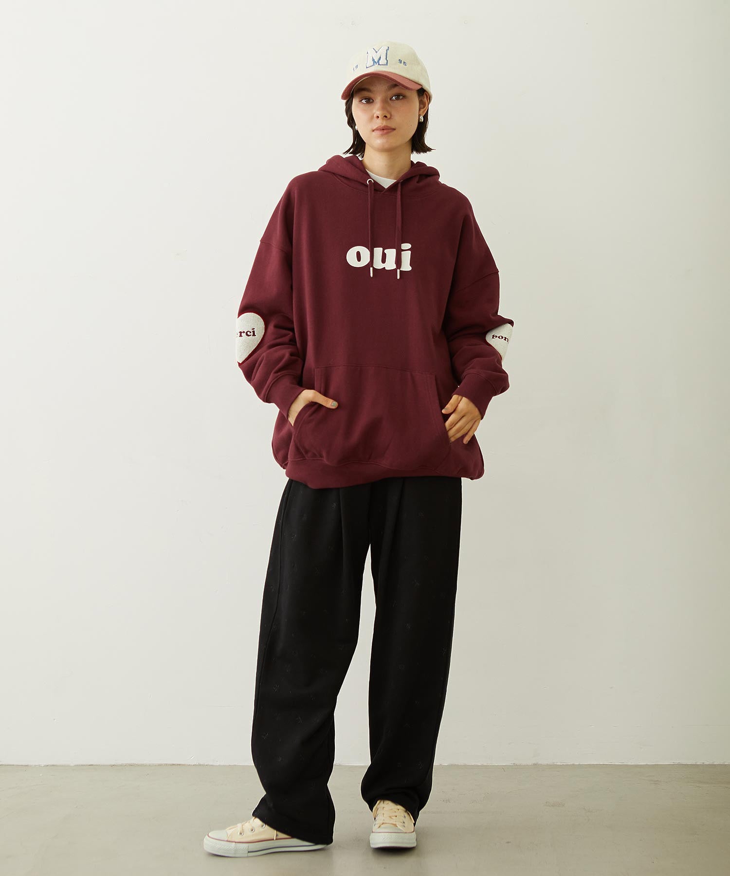CHENILLE LOGO EMBROIDERY MELTON CAP