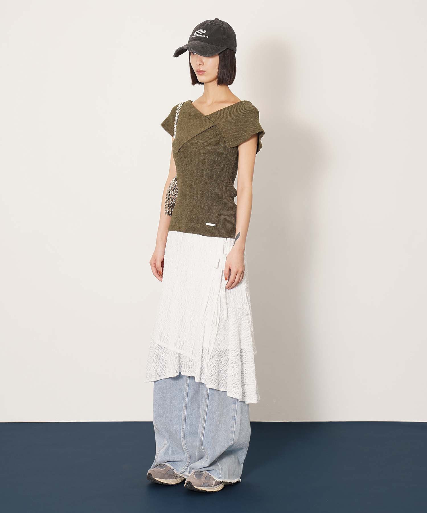 2WAYオフショルニット