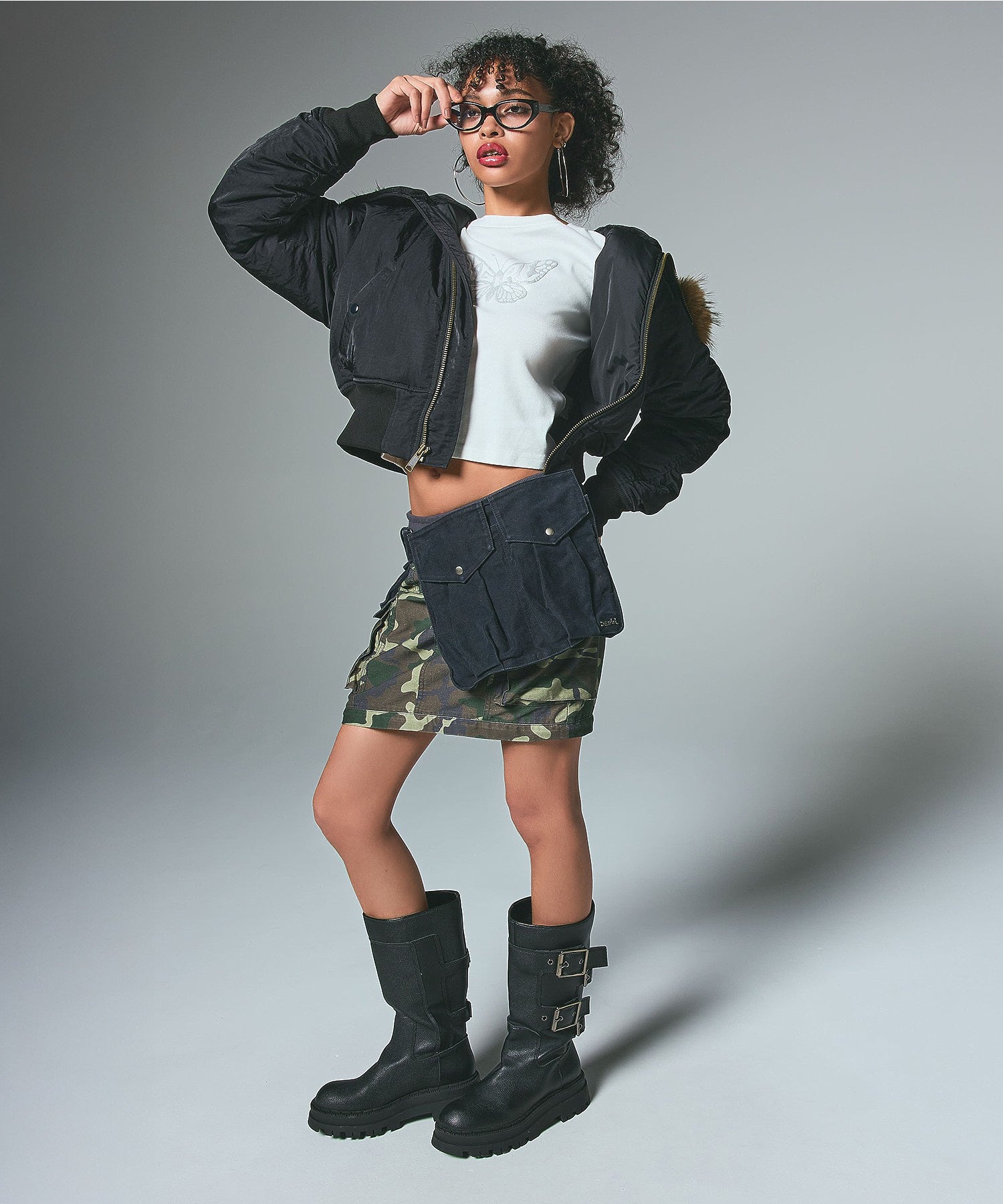 CONVERTIBLE CARGO SKIRT