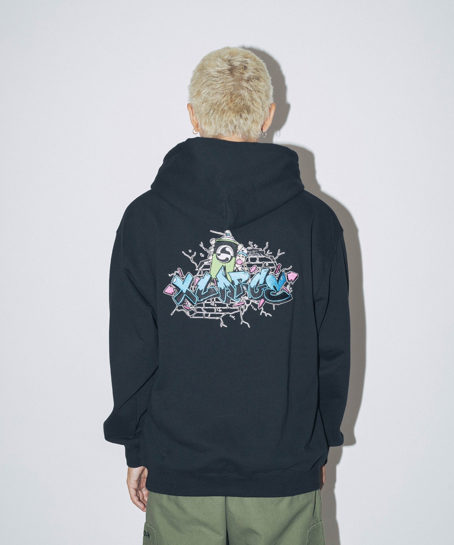 AEROSOL GAFFITI HOODED SWEATSHIRT