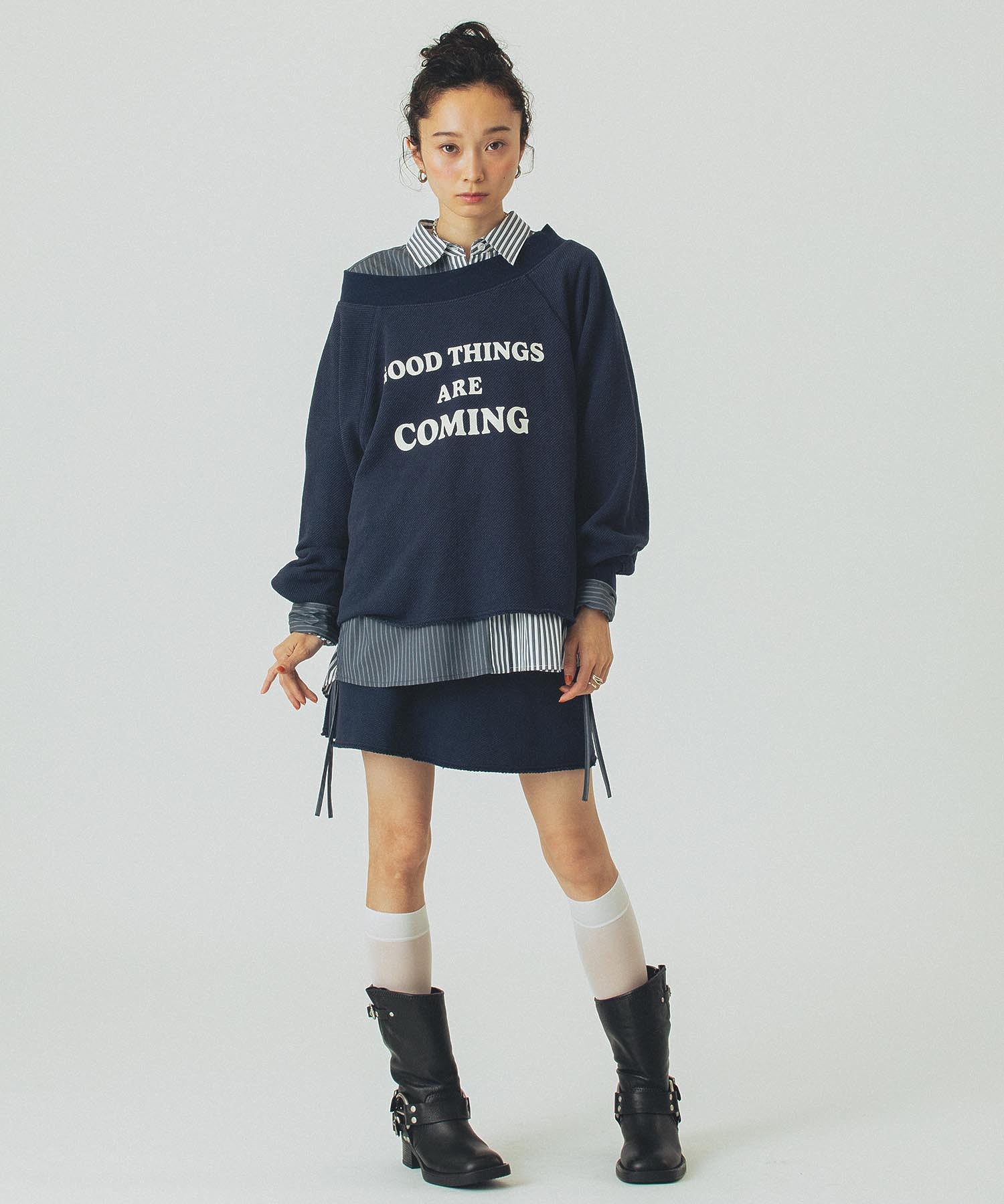 model:161cm 着用サイズ:ONE SIZE