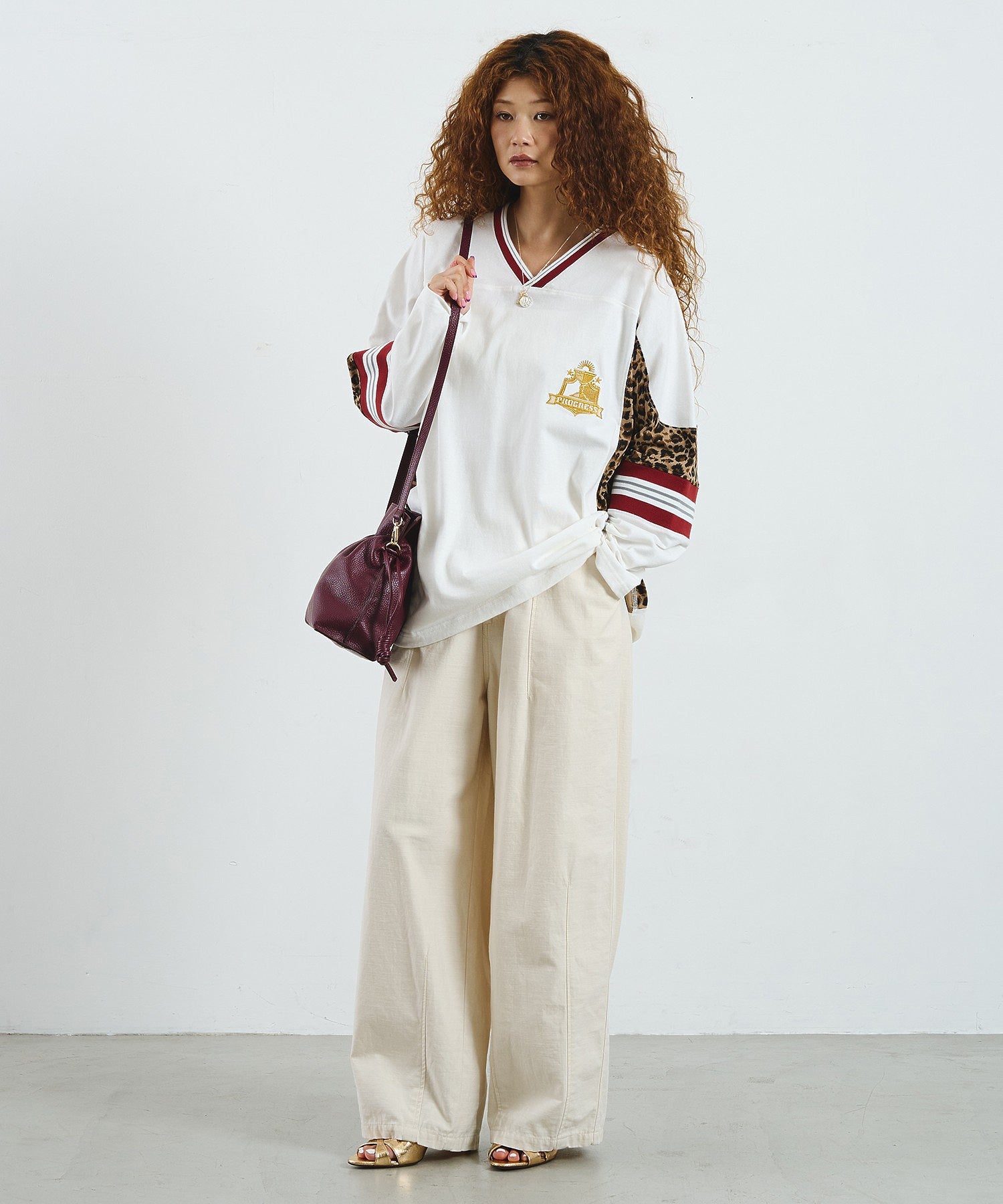 MILLELA FIRENZE/WIDE DRAWSTRING BAG