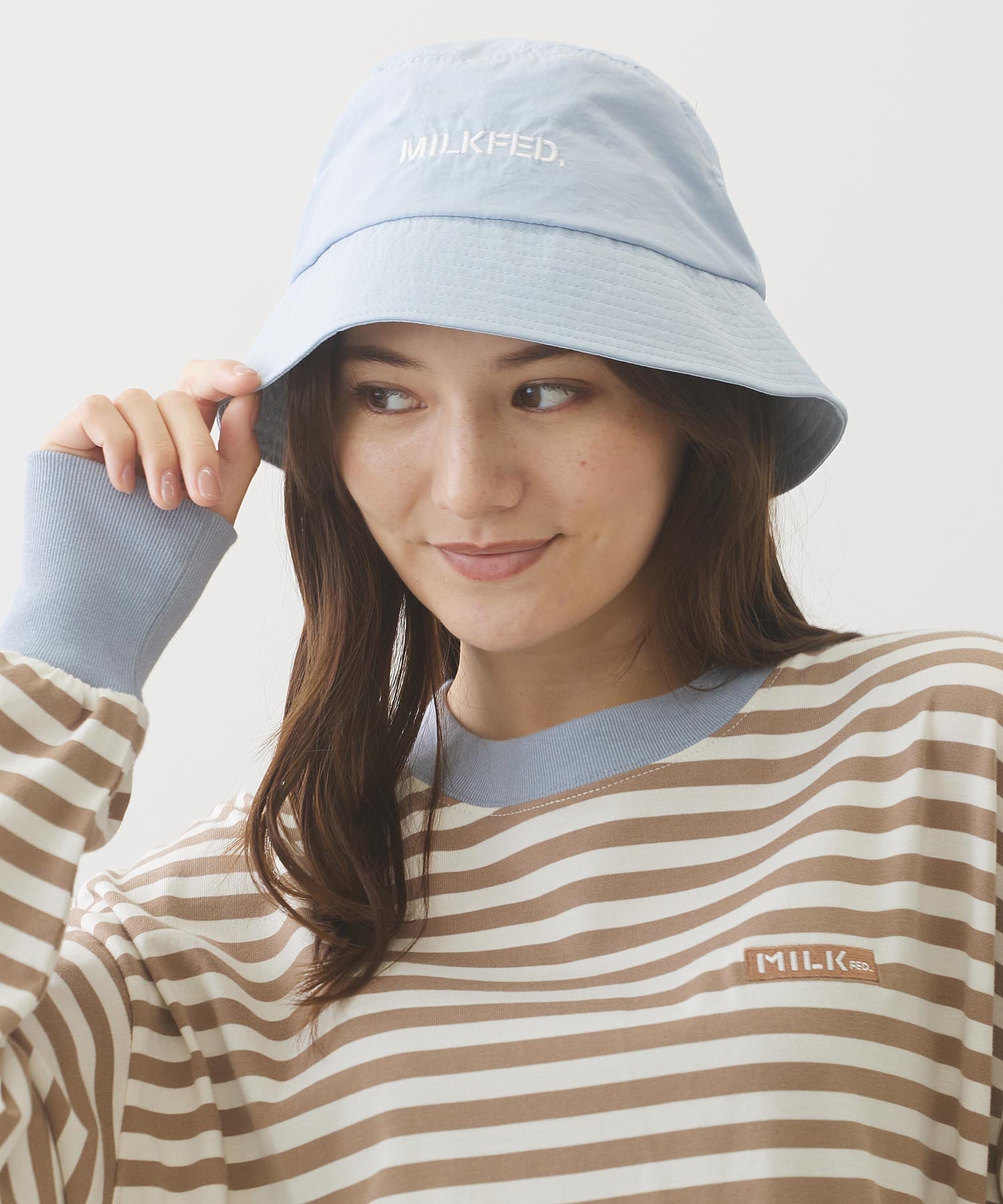 STENCIL LOGO BUCKET HAT