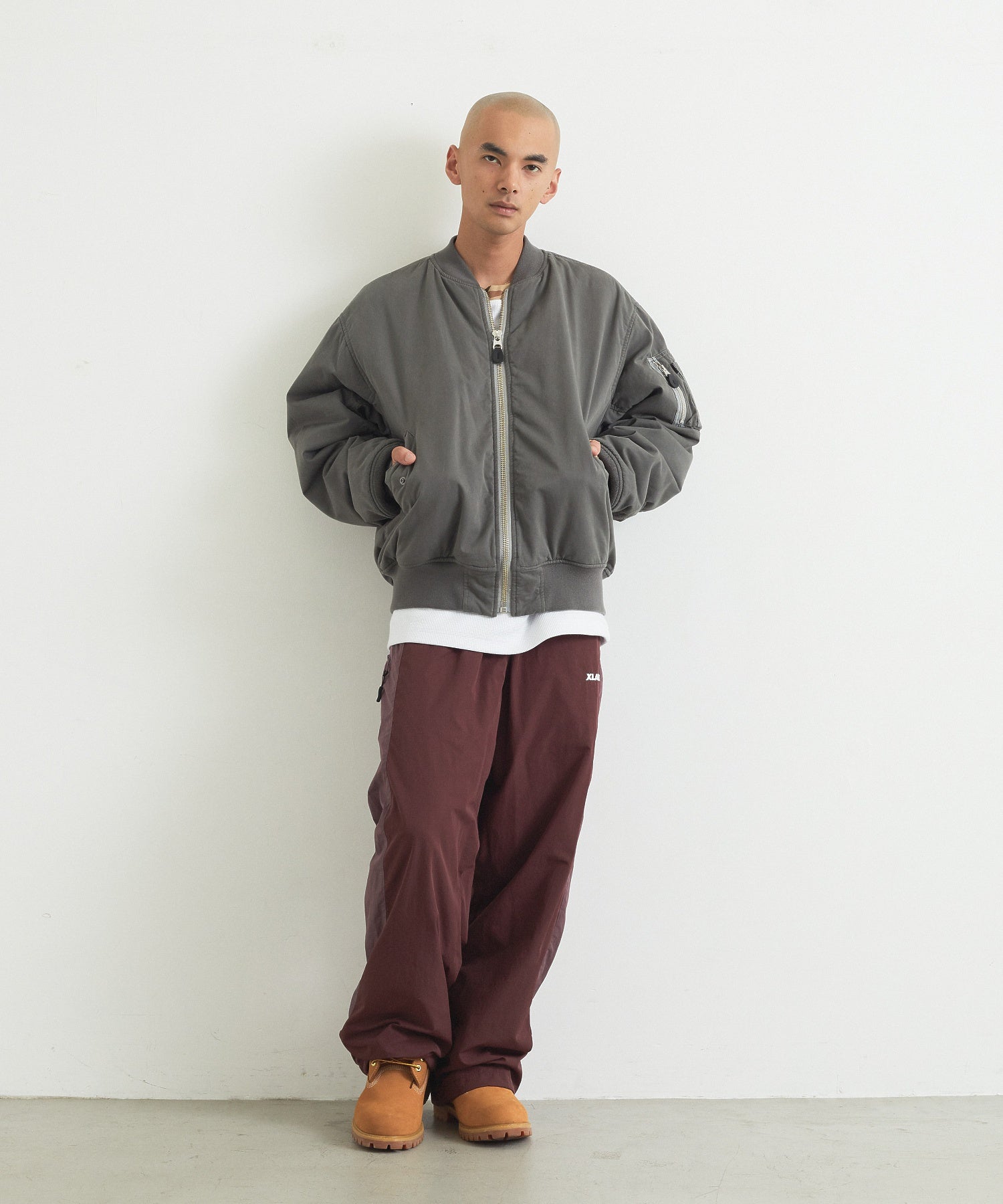 NYLON PANELED PANTS