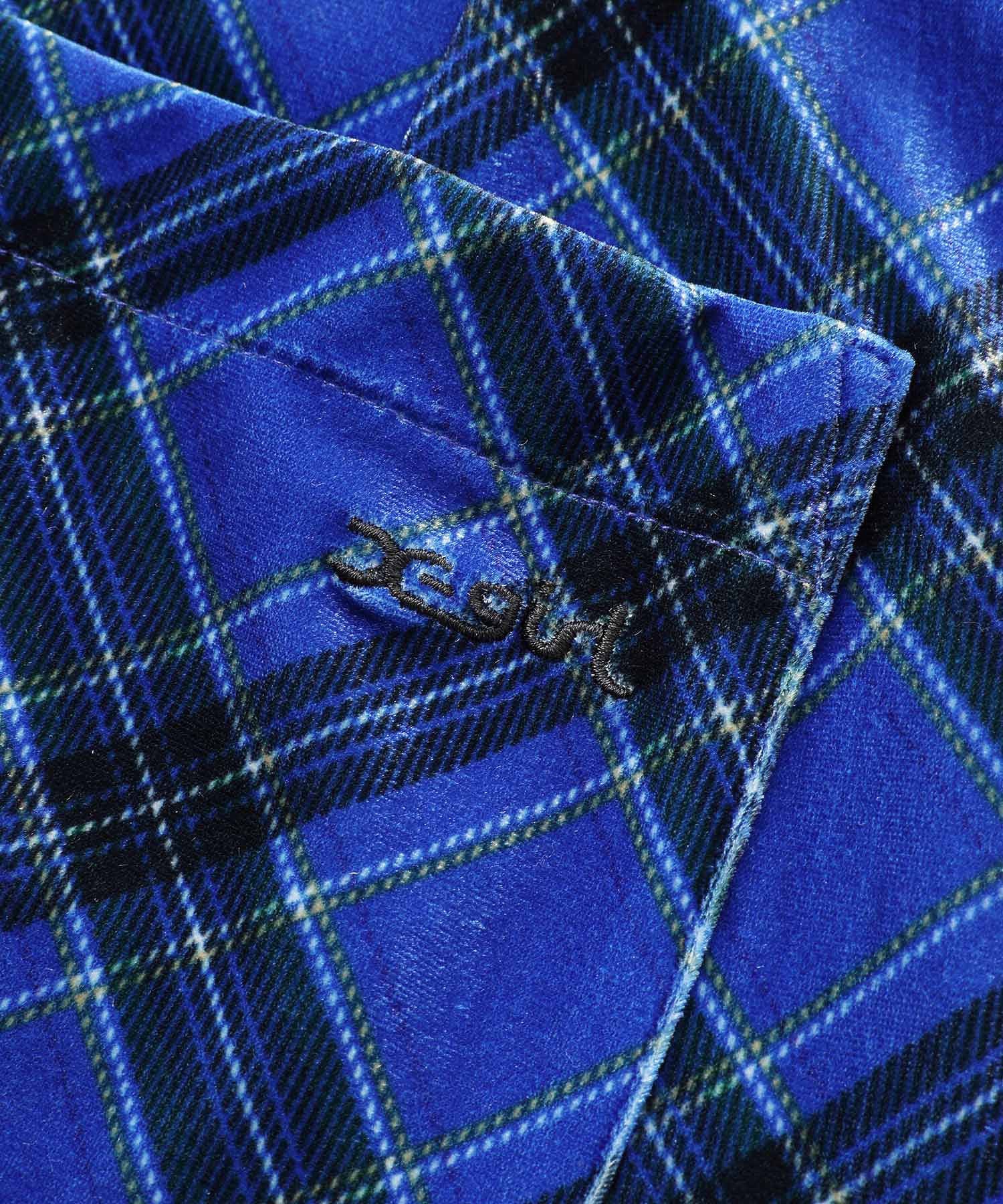 TARTAN PLAID FLARE PANTS X-girl