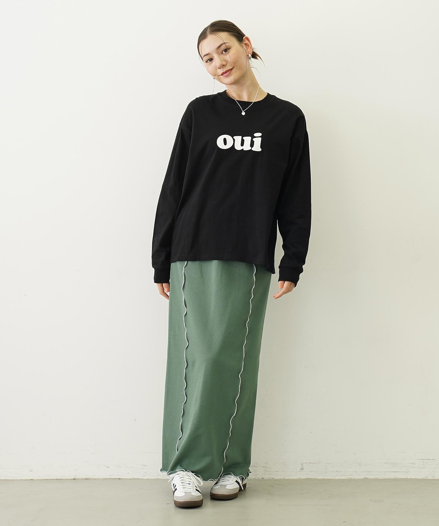 OUI WIDE L/S TEE