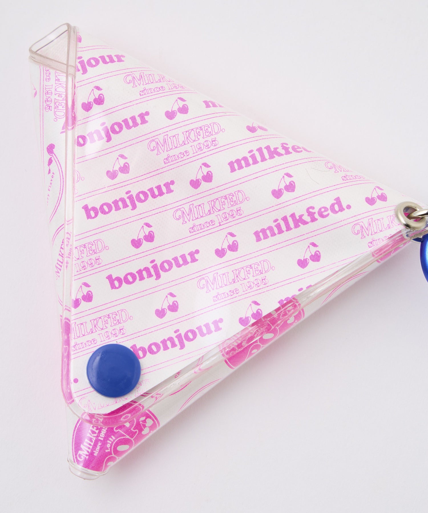 CHERRIES PRINT PVC TRIANGULAR CASE