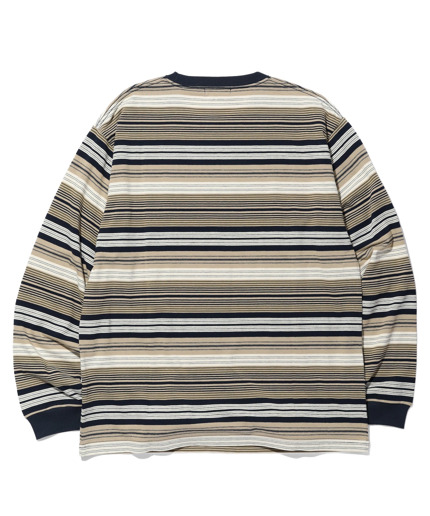 STRIPED L/S TEE