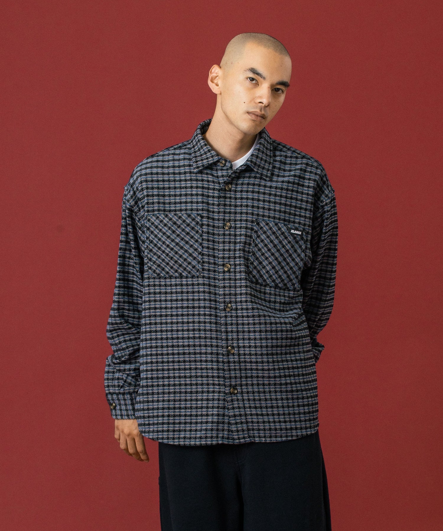 MODEL 身長172cm / 着用サイズ：Lサイズ