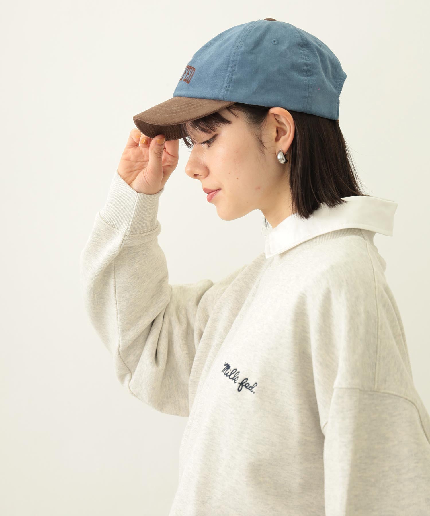 LOGO CORDUROY CAP
