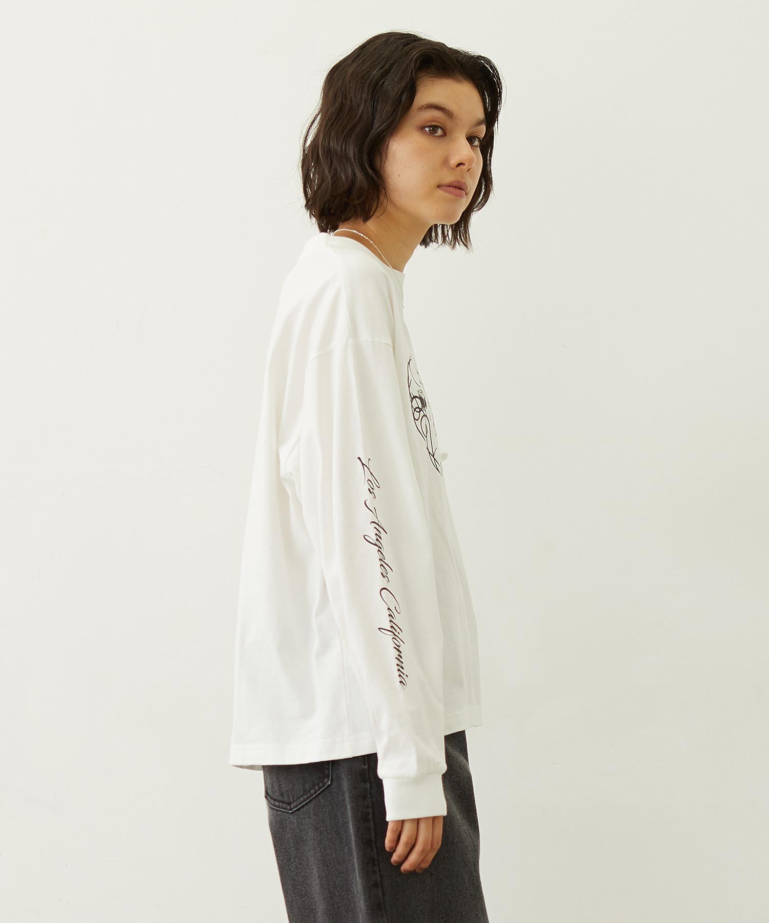 HEART AND ROSE L/S TEE