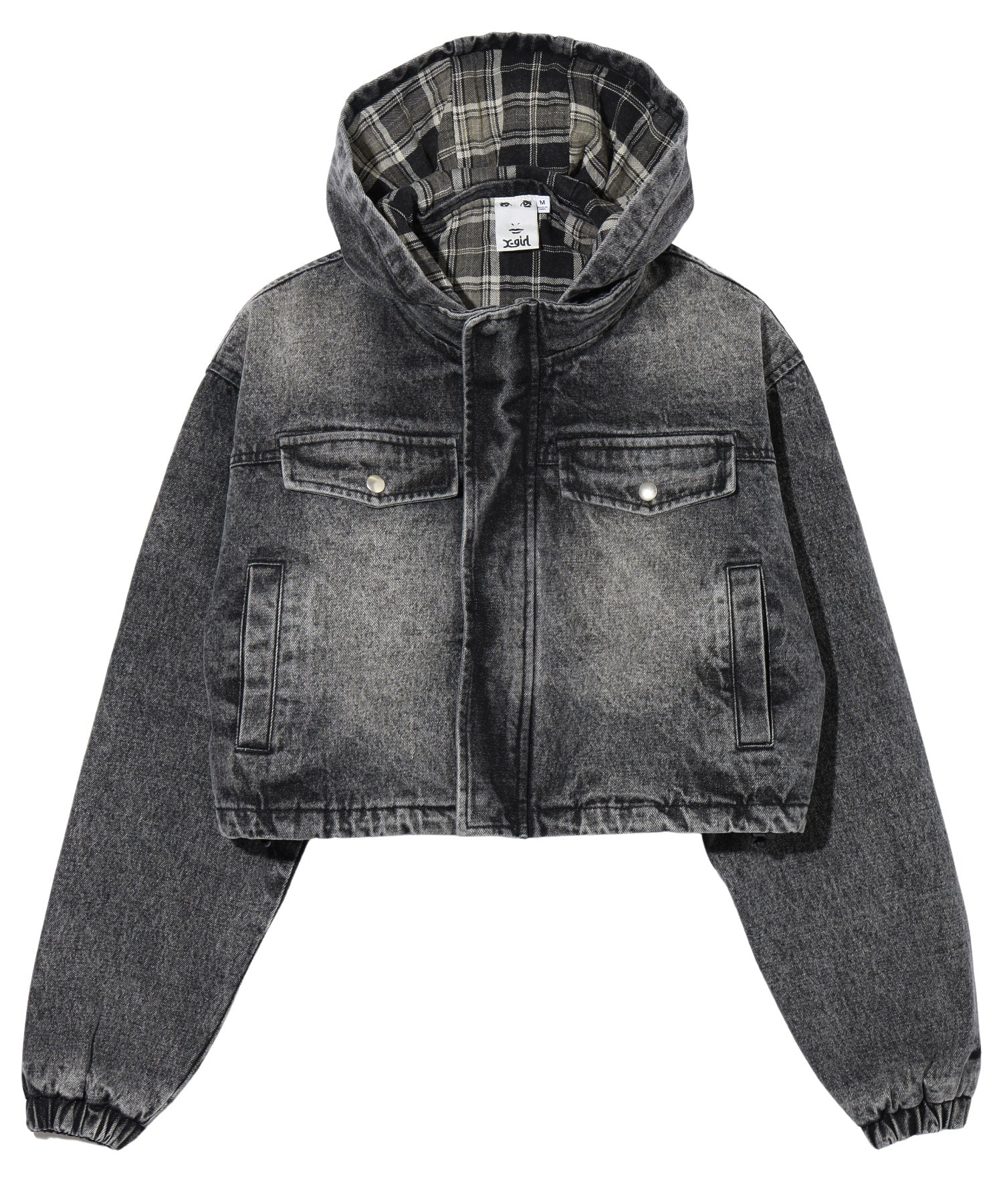 HOODED DENIM JACKET