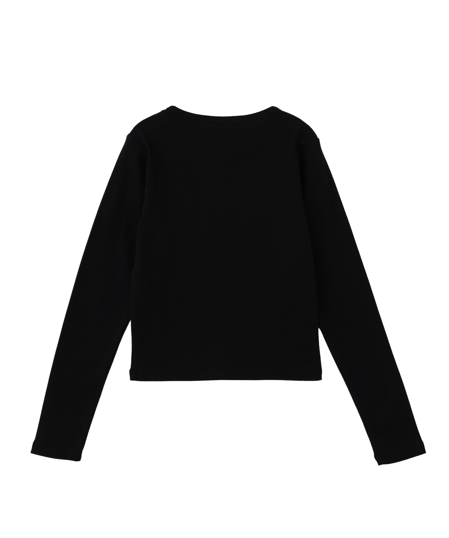 RHINESTONE CAMO LOGO L/S COMPACT TOP