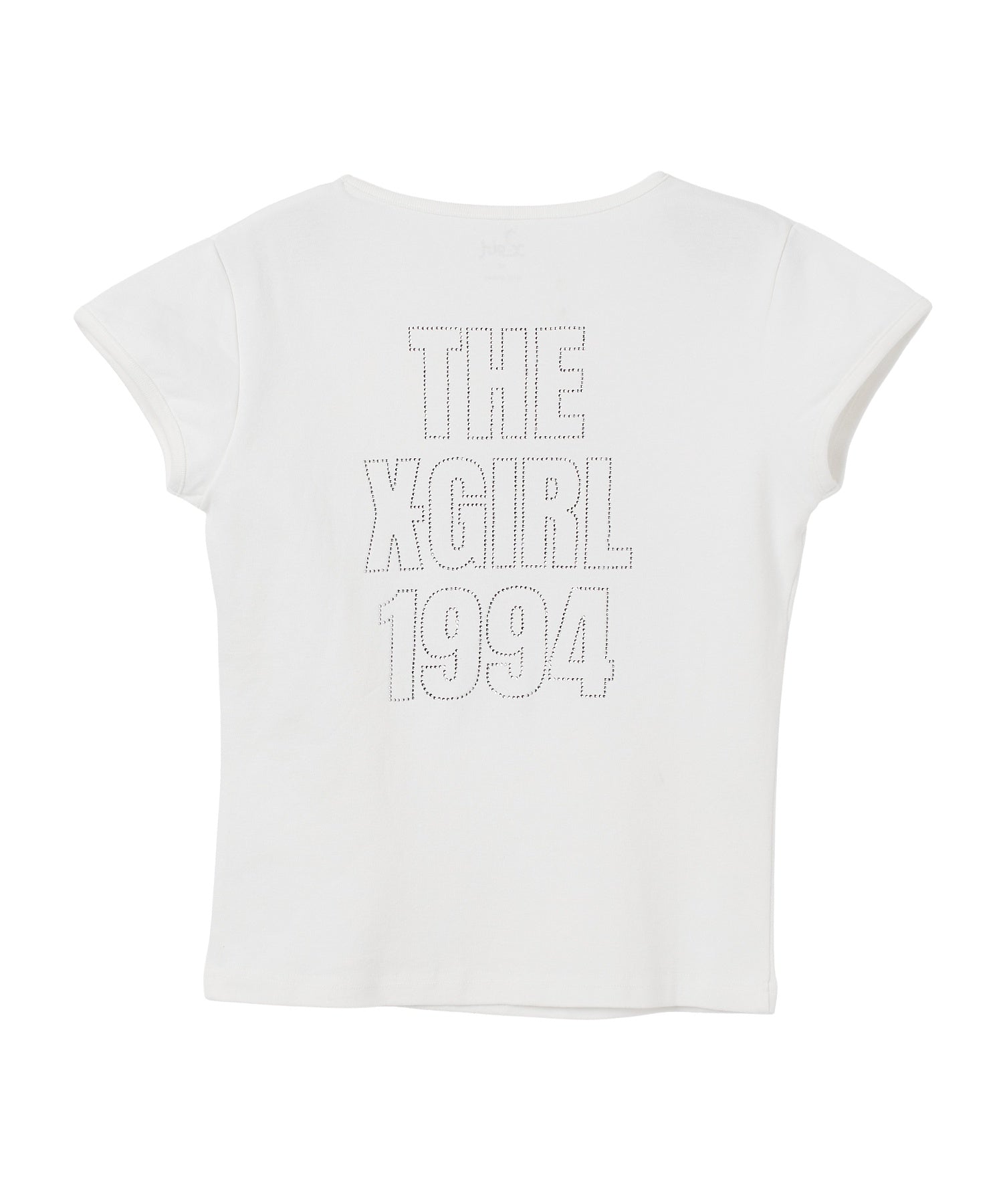 RHINESTONE SKULL S/S BABY TEE