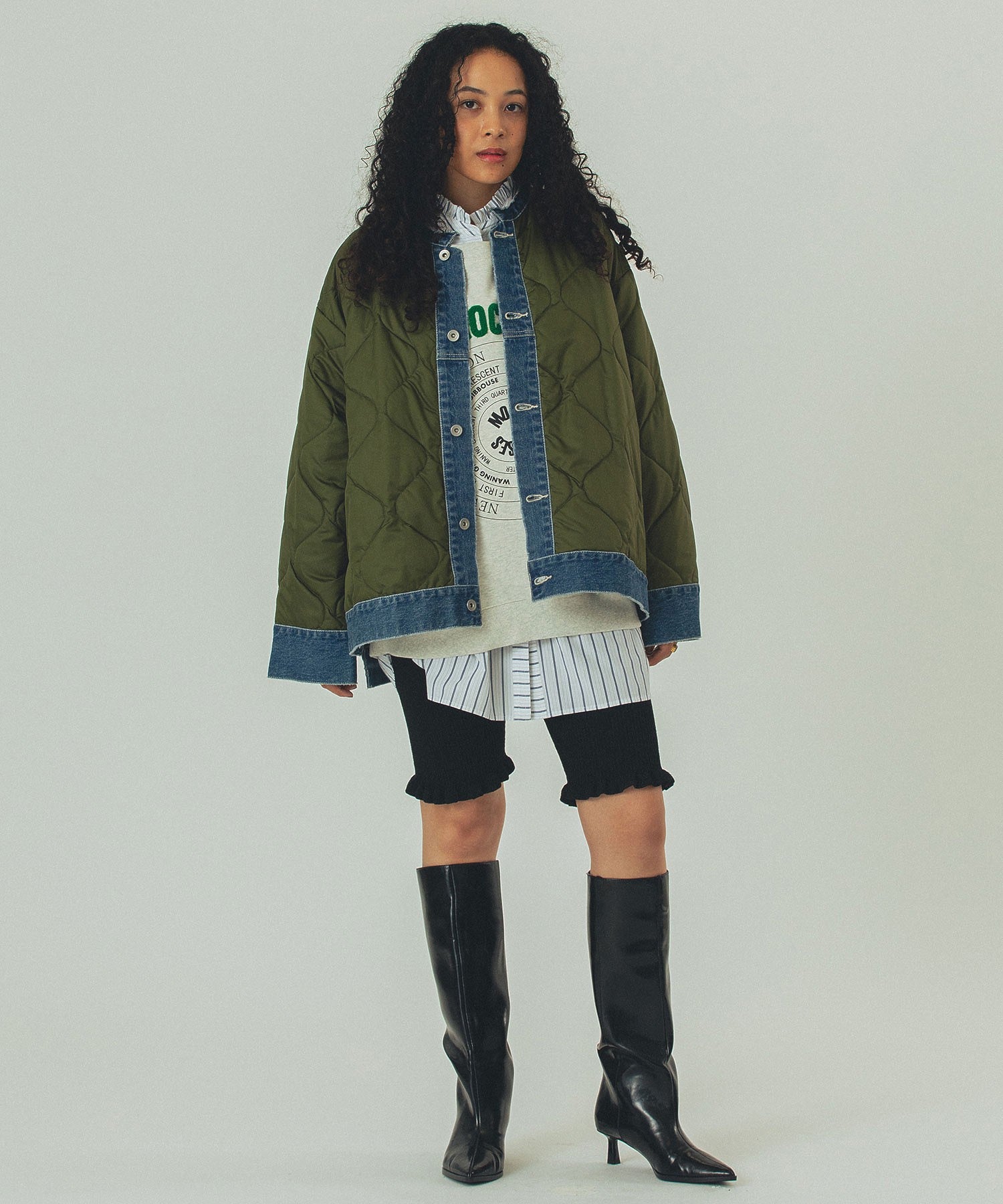 model:168cm 着用サイズ:ONE SIZE