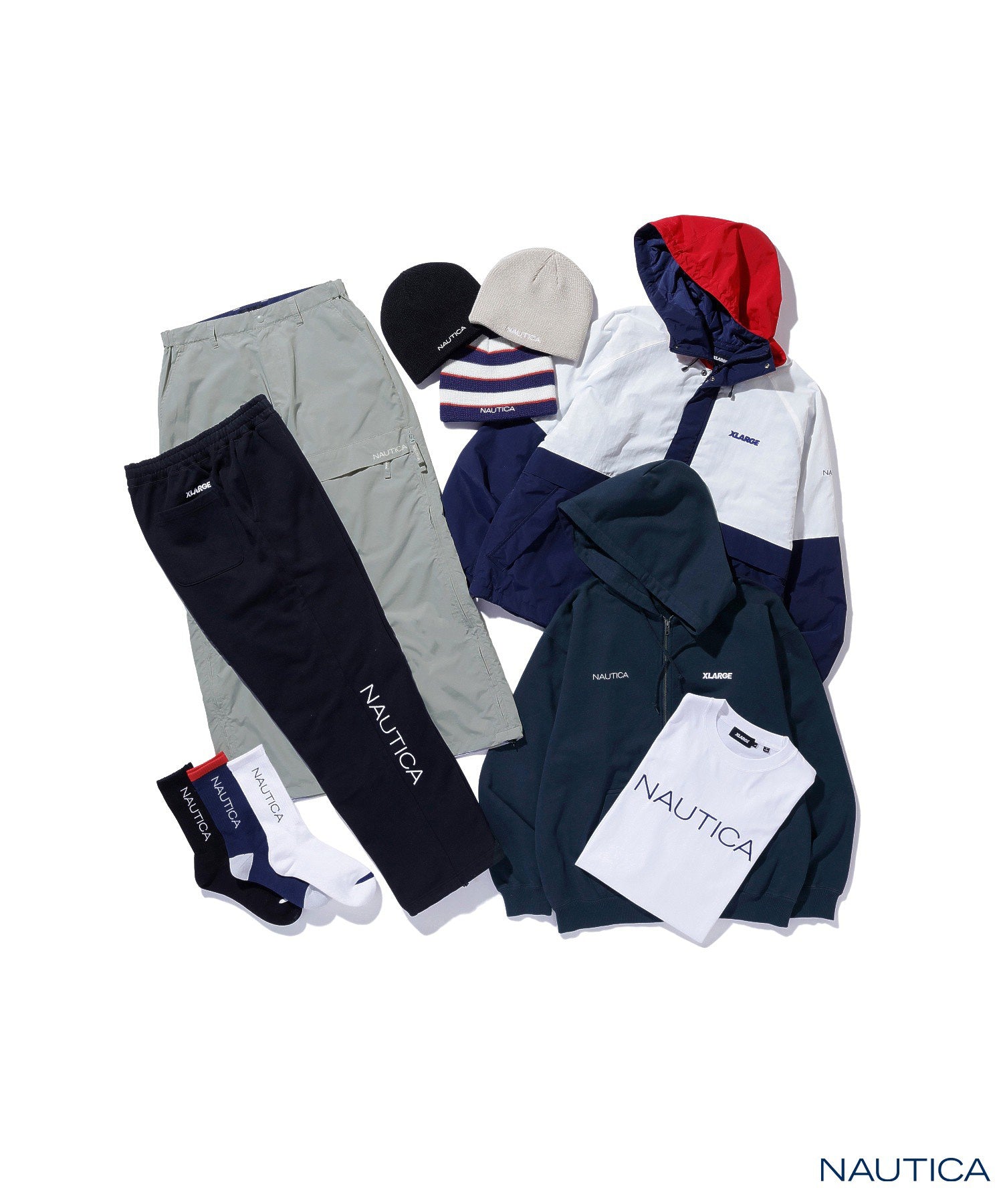 XLARGE×NAUTICA S/S TEE