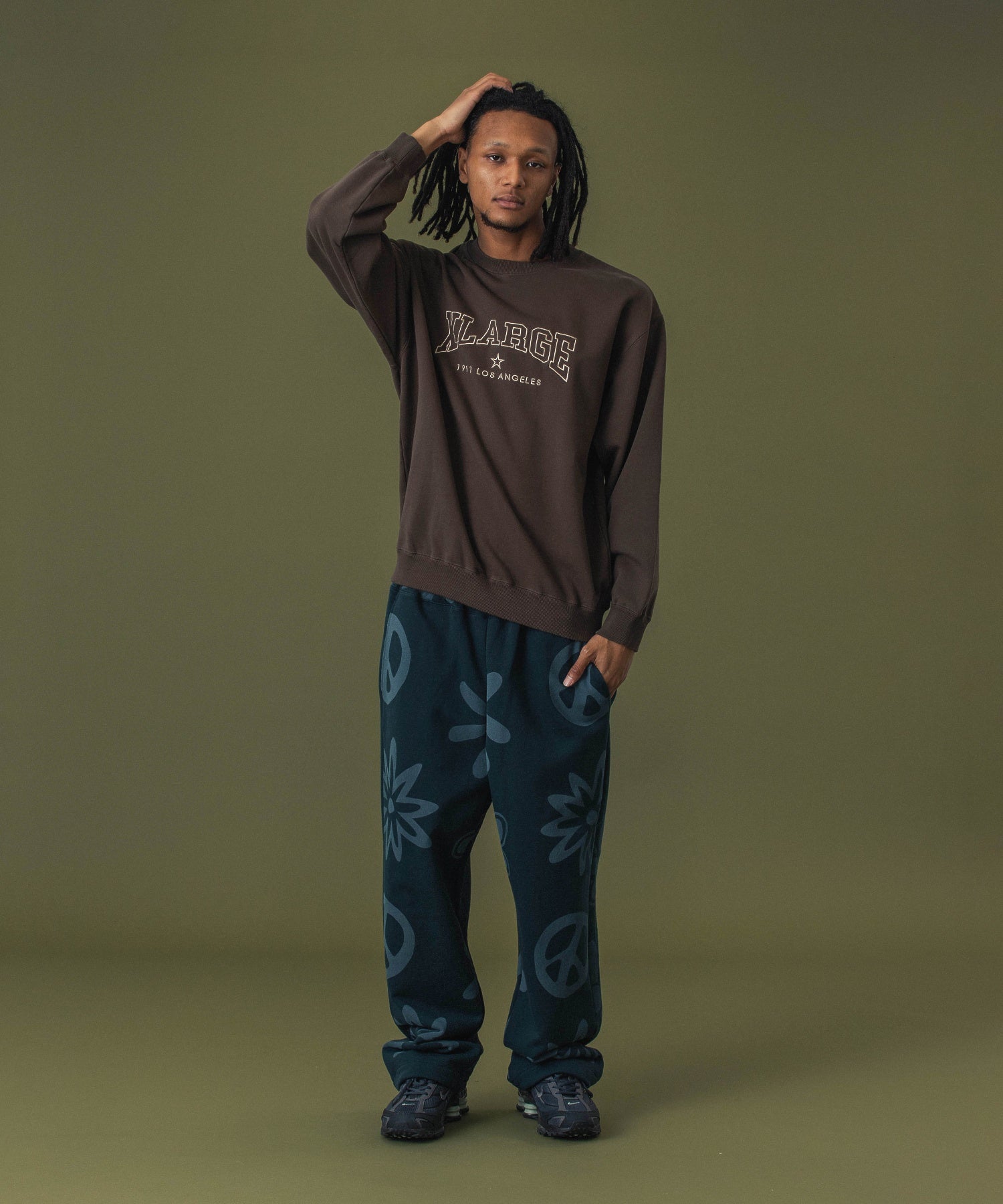 BRIDGE LOGO CREWNECK SWEATSHIRT