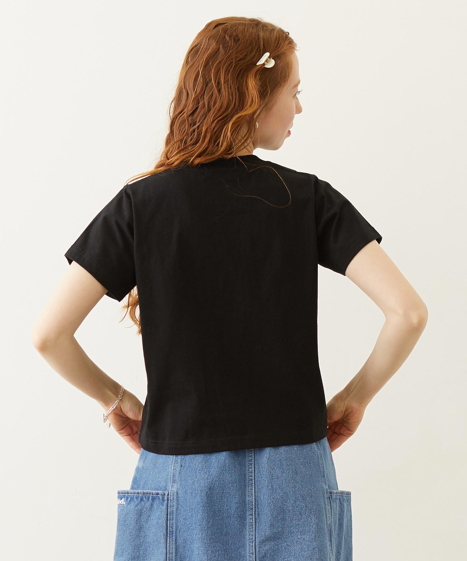 COOPER LOGO FLOCK PRINT COMPACT S/S TEE