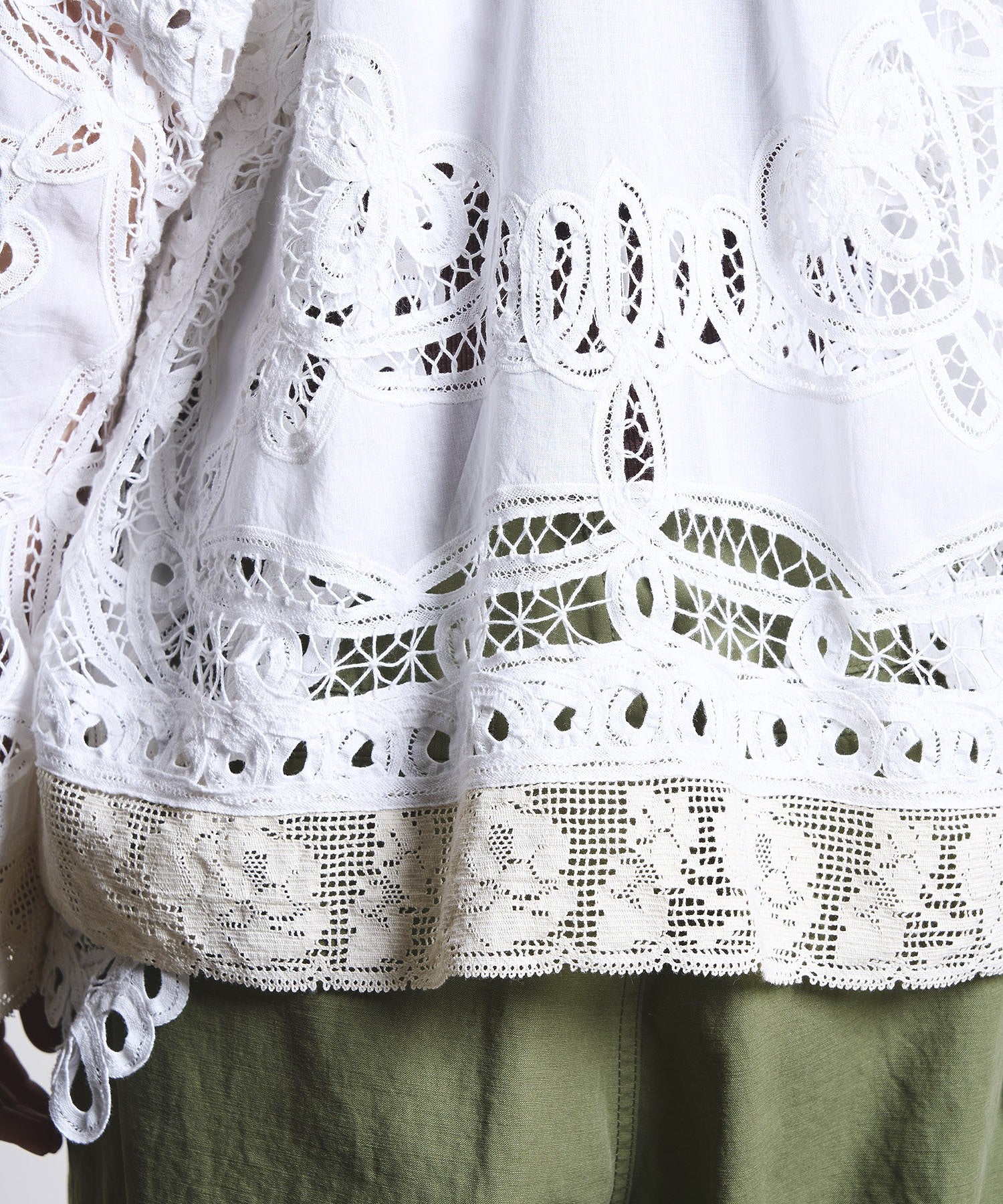 mag.by c/BATTEN LACE SHIRT