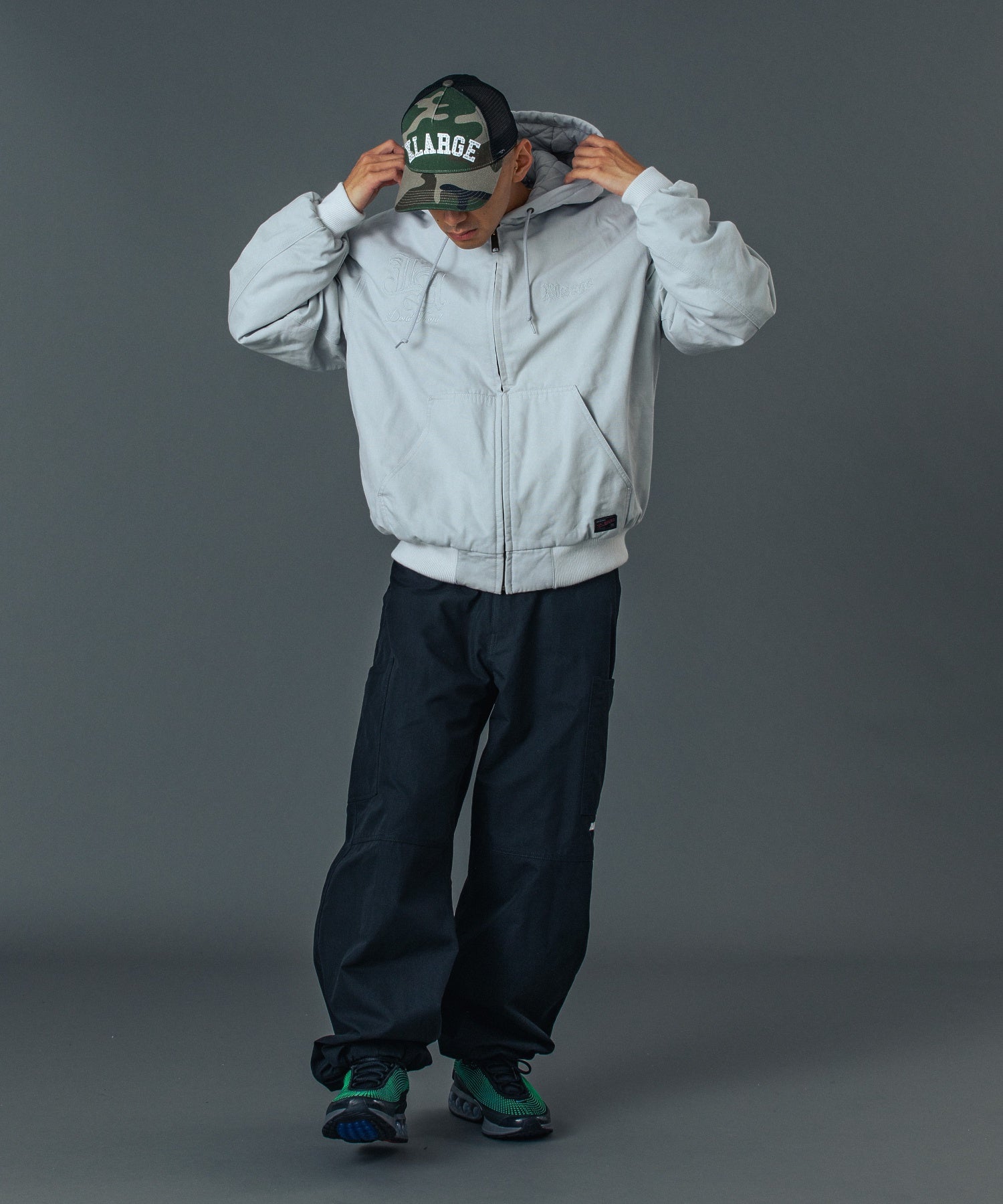 RHINESTONE LOGO MESH CAP