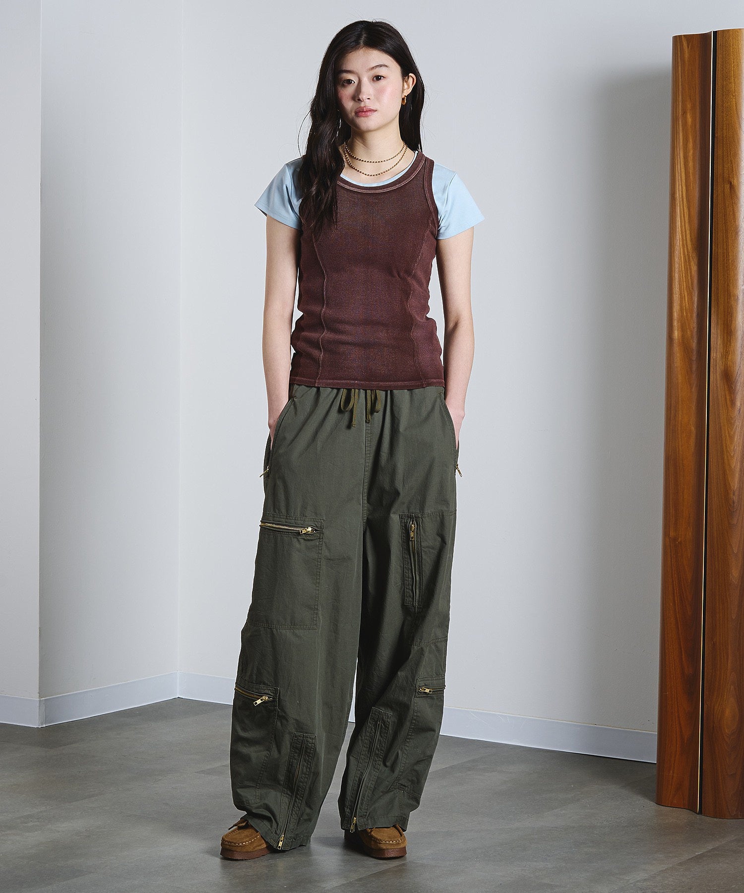 model:171cm 着用サイズ:ONE SIZE