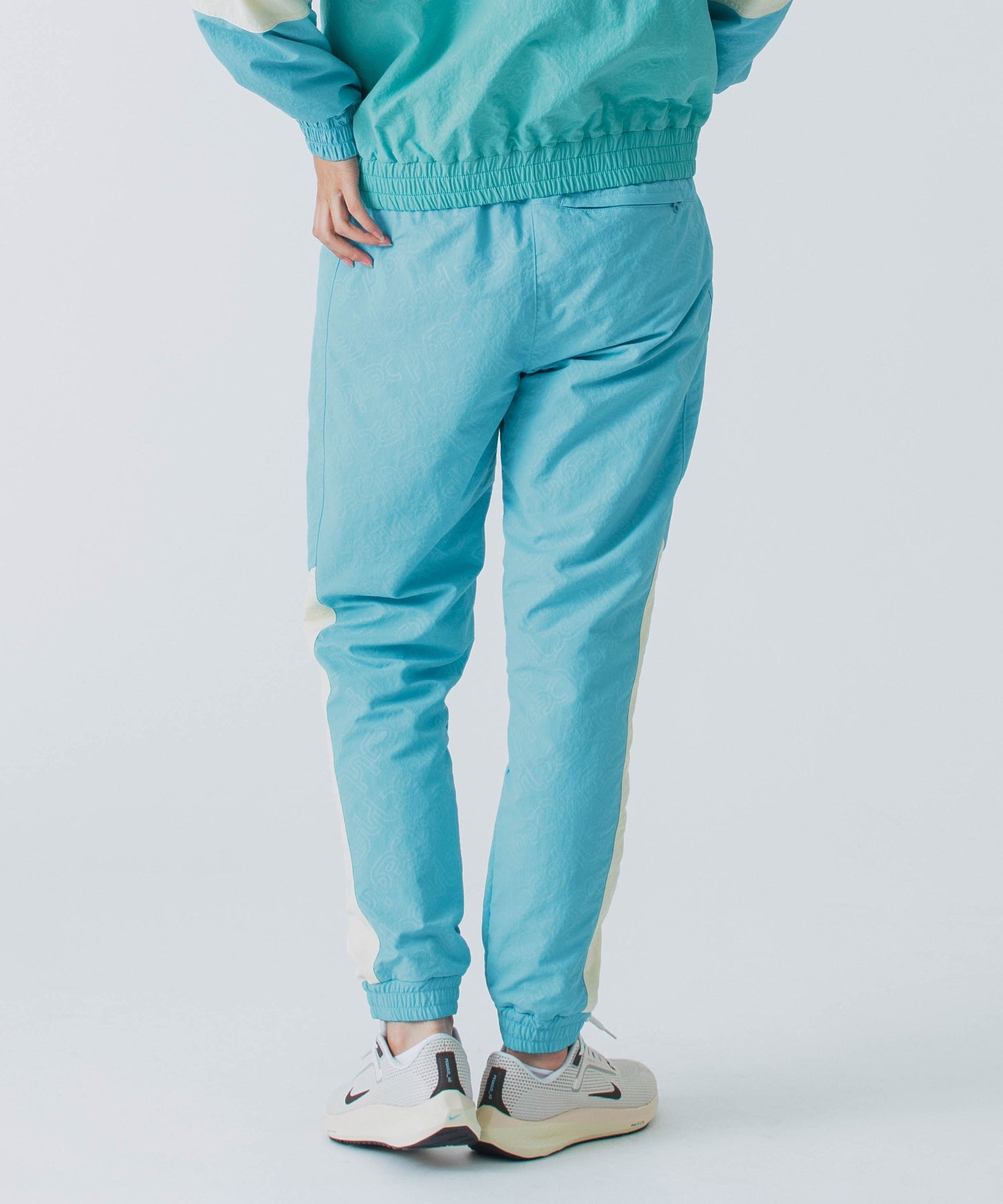 EMBOSSED WIND UP PANTS