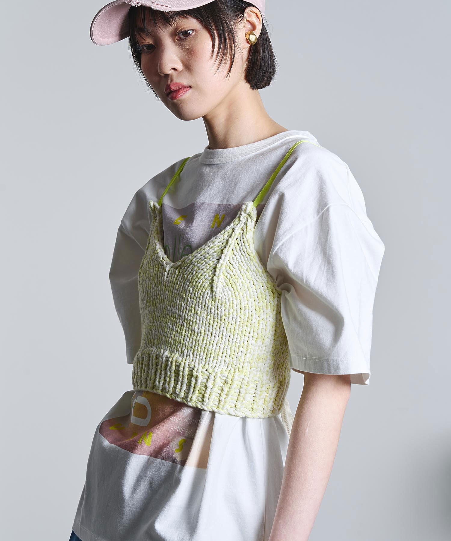 mici/KNIT BUSTIER